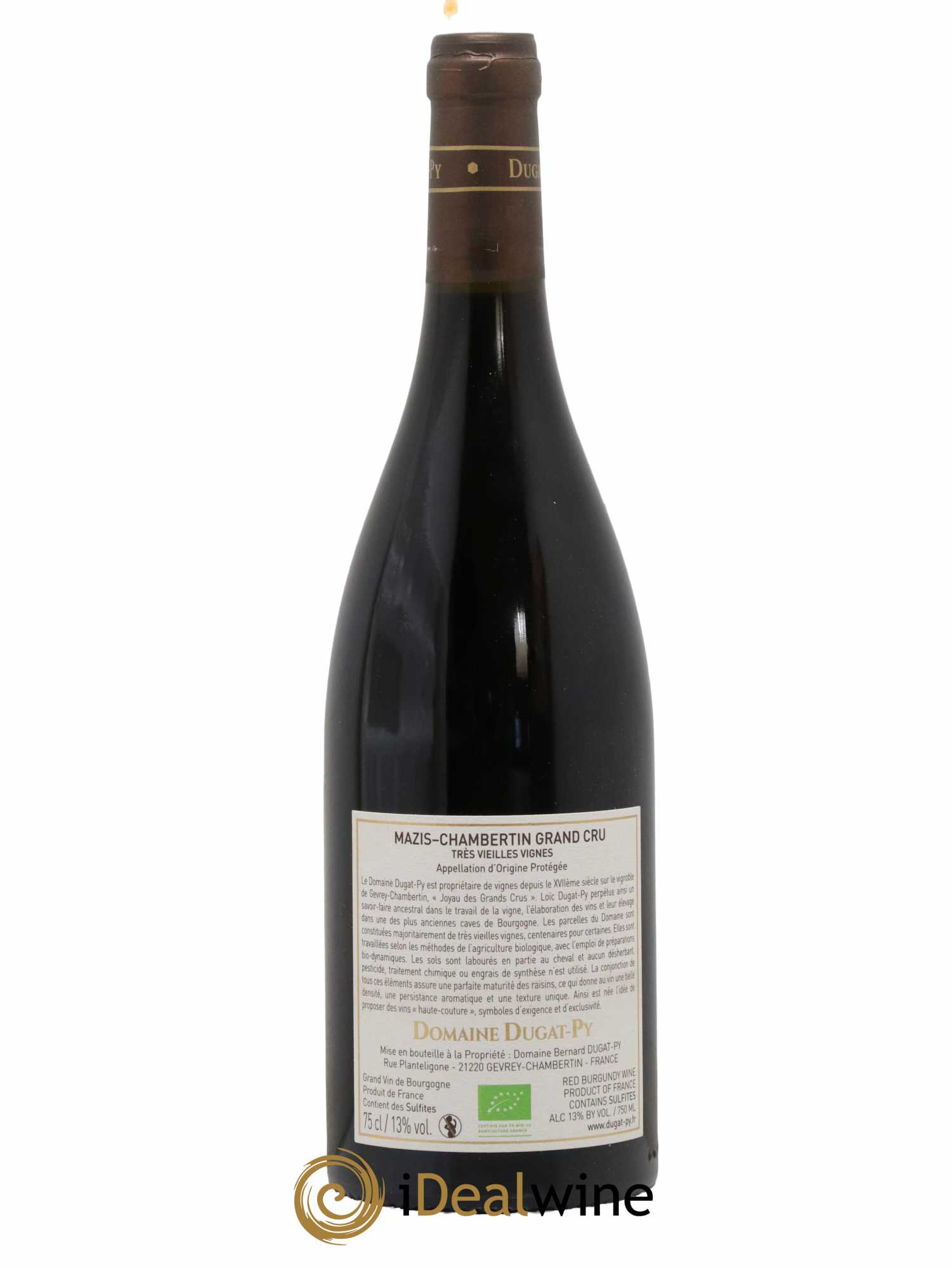 Mazis-Chambertin Grand Cru Très Vieilles Vignes Dugat-Py 2018 - Lot de 1 bouteille - 1