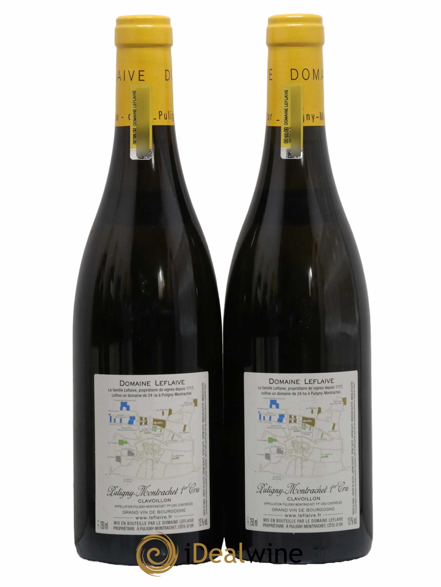Puligny-Montrachet 1er Cru Clavoillon Leflaive (Domaine) 2015 - Lot de 2 bouteilles - 1