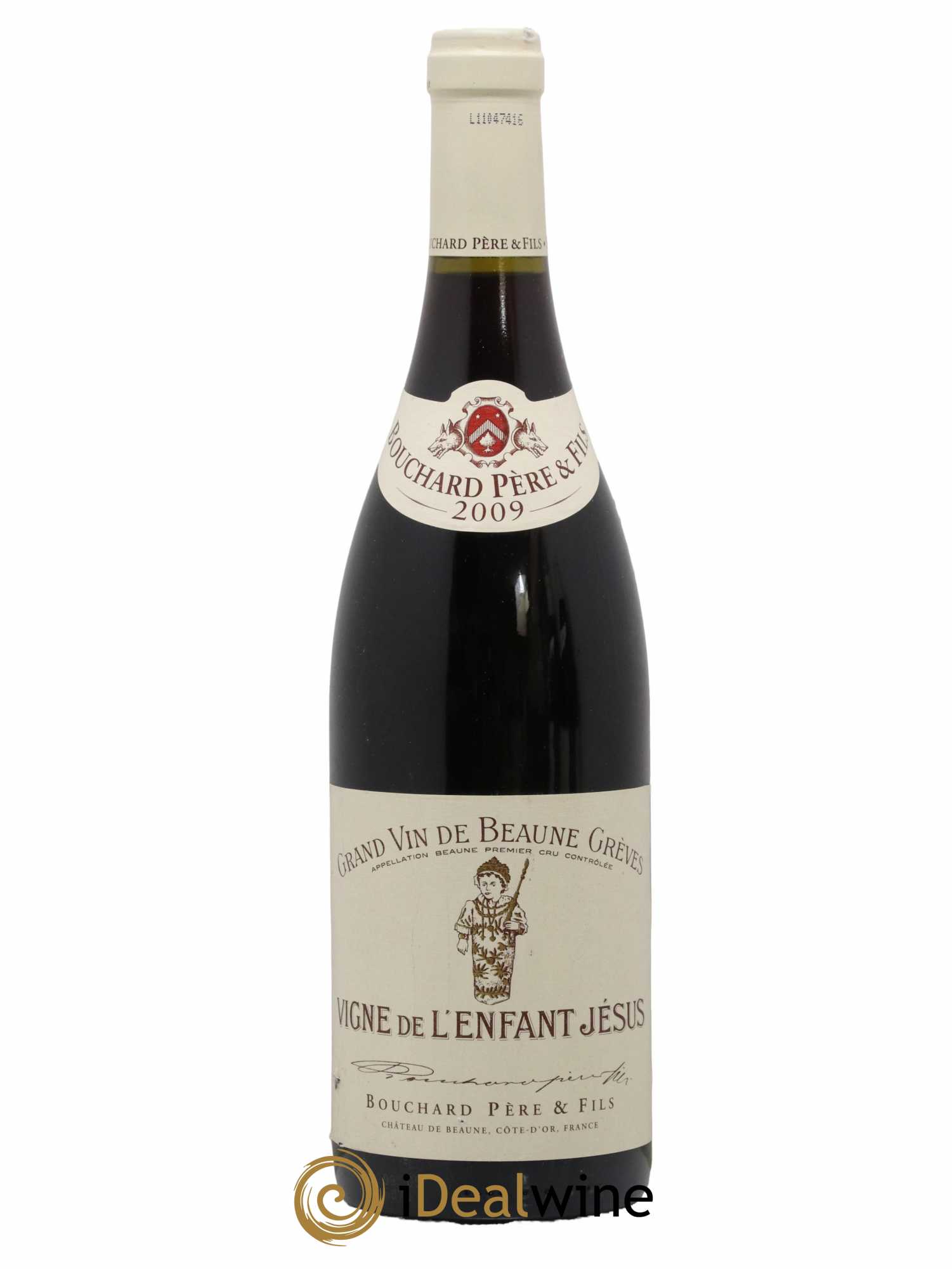 Beaune 1er Cru Grèves - Vigne de l'Enfant Jésus Bouchard Père & Fils 2009 - Lot de 1 bouteille - 0