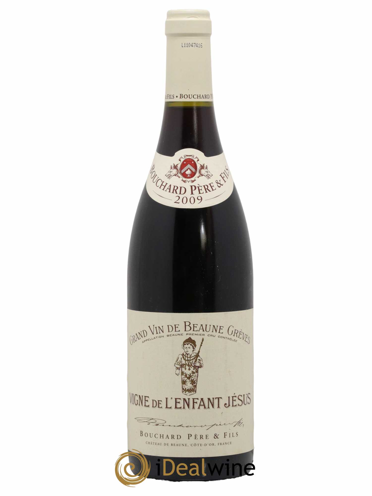 Beaune 1er Cru Grèves - Vigne de l'Enfant Jésus Bouchard Père & Fils 2009 - Lot de 1 bouteille - 0
