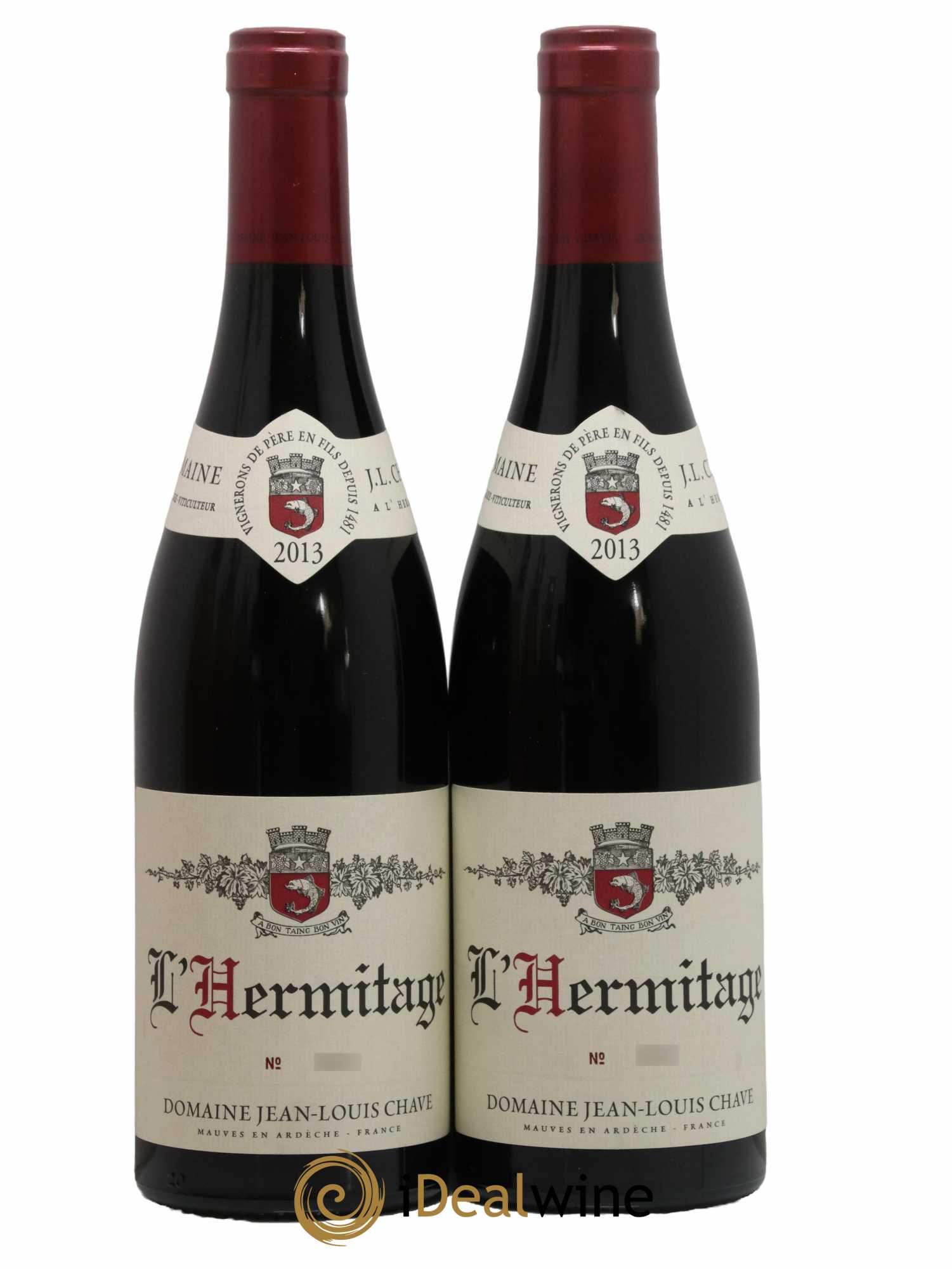 Hermitage Jean-Louis Chave 2013 - Lot de 2 bouteilles - 0