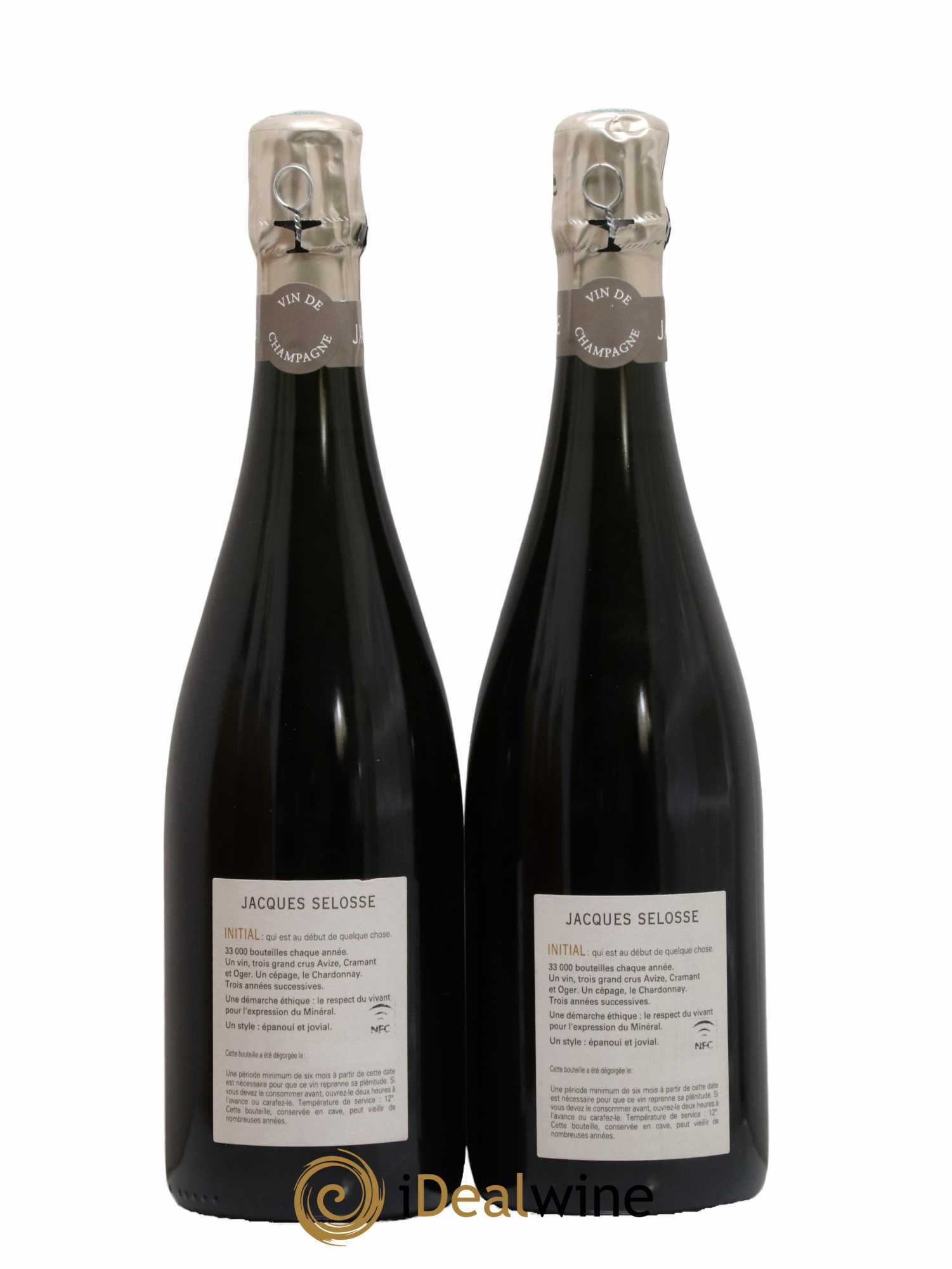Initial Brut Jacques Selosse - Lot de 2 bouteilles - 1