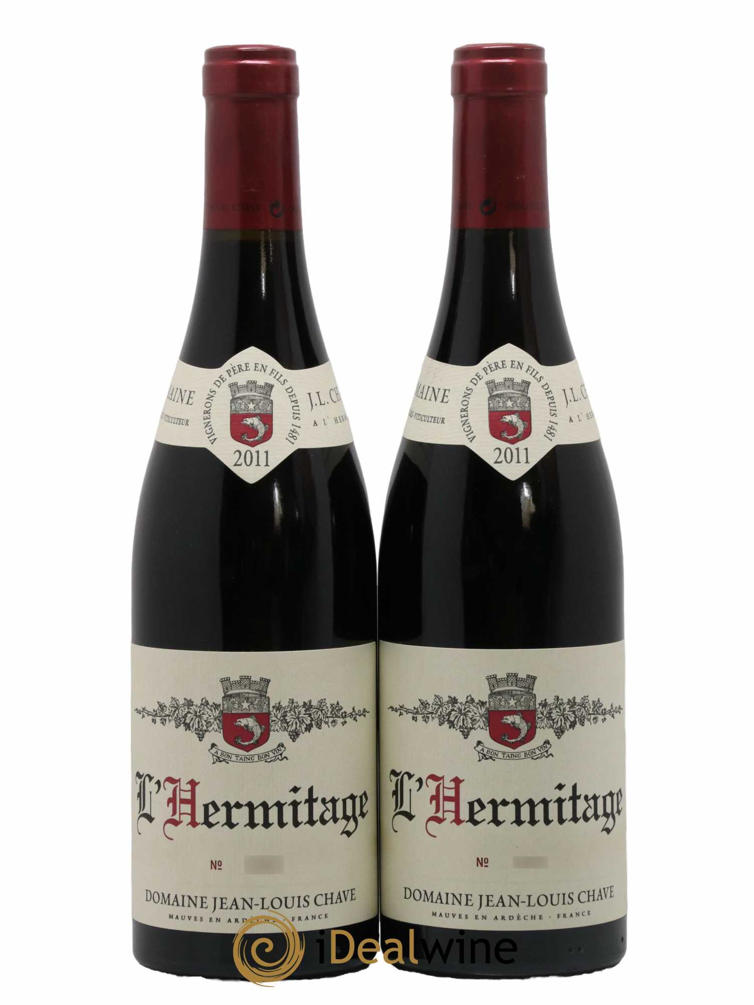 Hermitage Jean-Louis Chave 2011 - Lot de 2 bouteilles - 0
