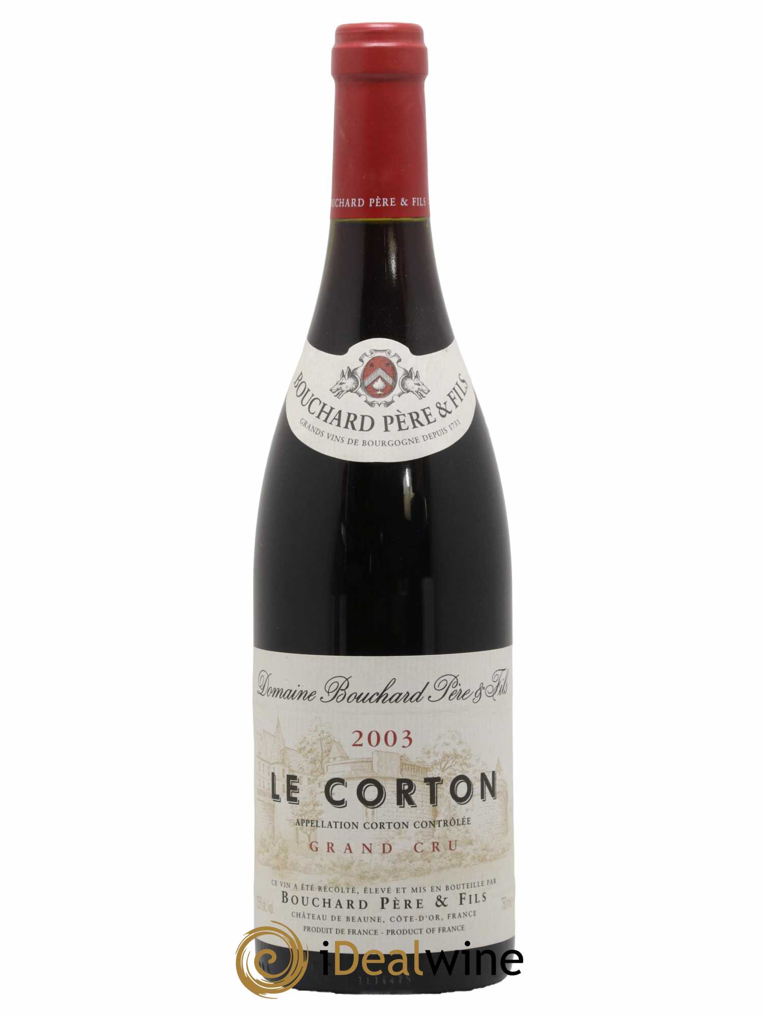 Corton Grand Cru Le Corton Bouchard Père & Fils 2003 - Lot de 1 bouteille - 0