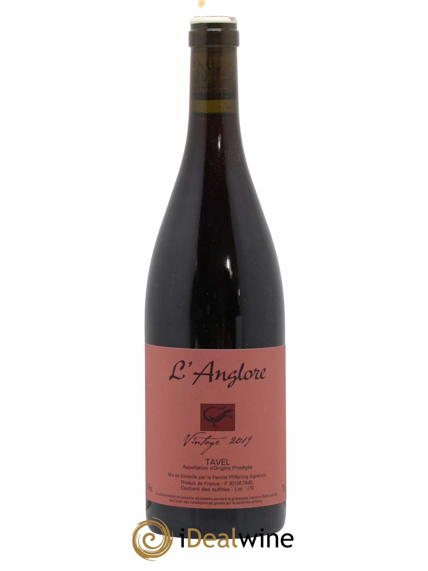Tavel Vintage L'Anglore 2019 - Lot de 1 bouteille - 0