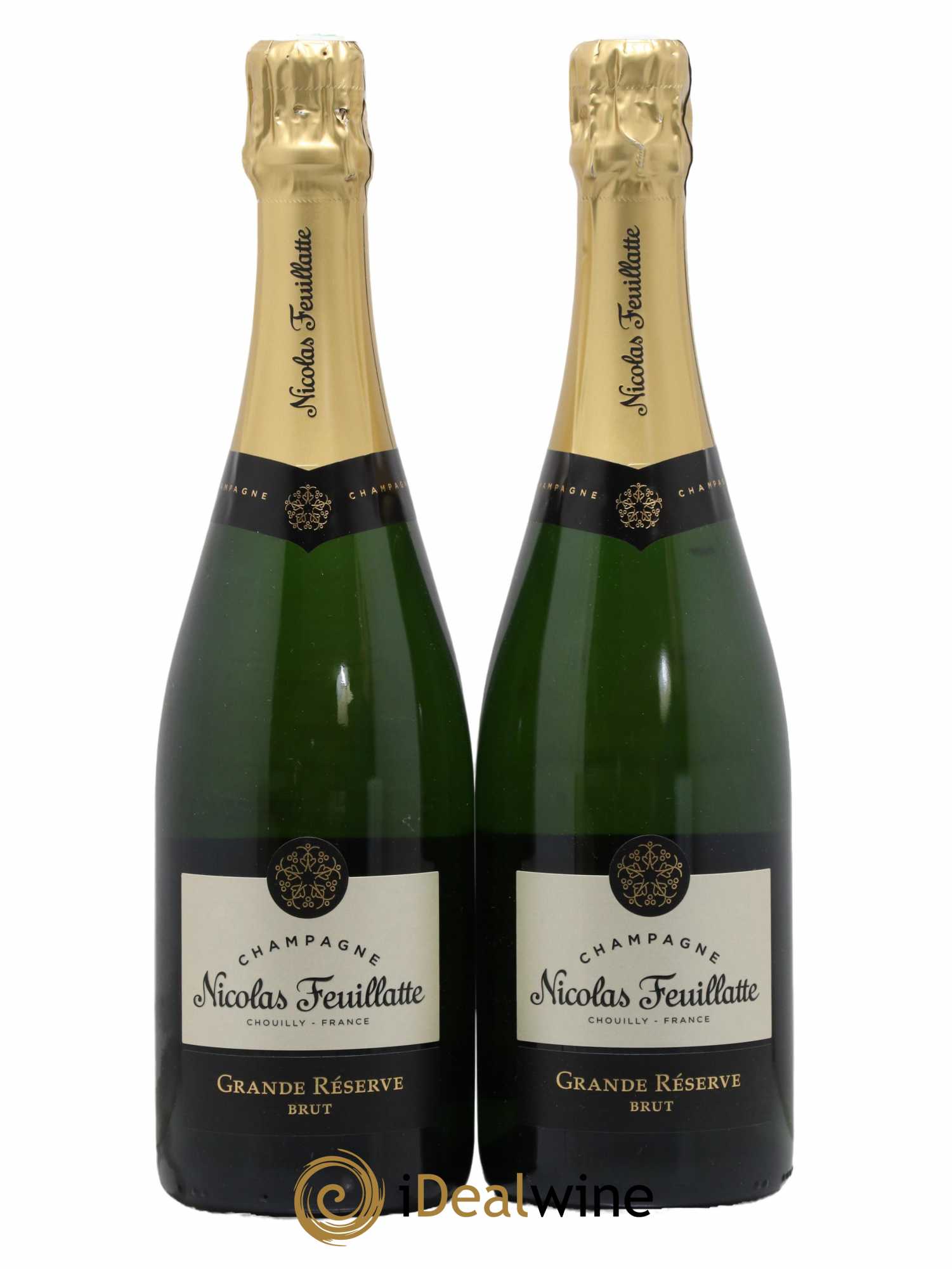 Champagne Brut Grande Réserve Nicolas Feuillatte - Lot de 2 bouteilles - 0