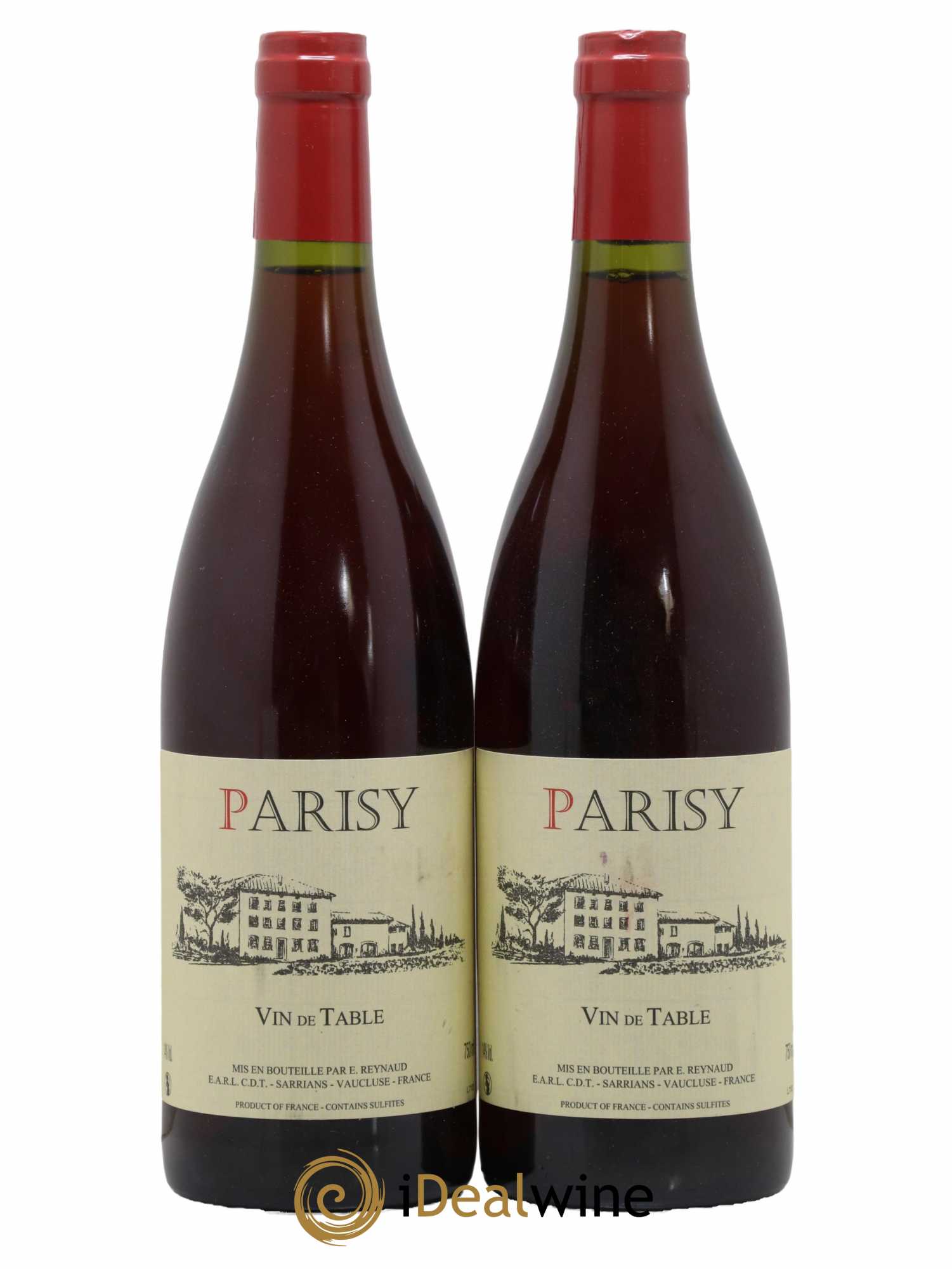 Vin de Table Parisy Emmanuel Reynaud - Lot de 2 bouteilles - 0