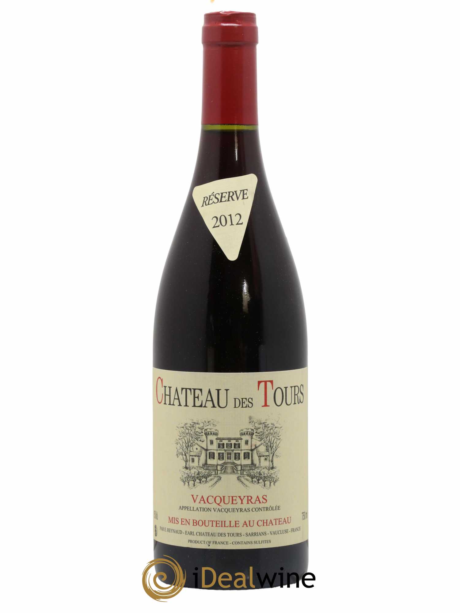 Vacqueyras Château des Tours Emmanuel Reynaud 2012 - Lot de 1 bouteille - 0