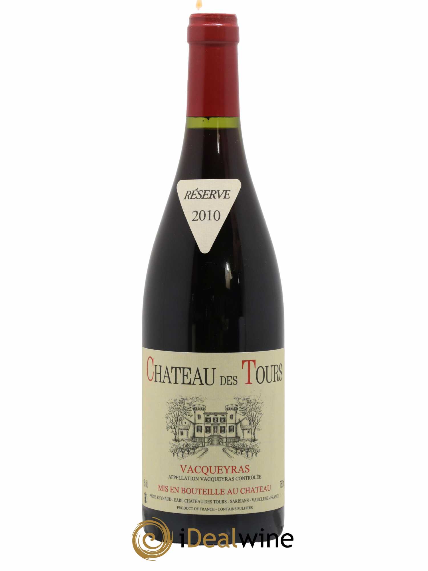 Vacqueyras Château des Tours Emmanuel Reynaud 2010 - Lot de 1 bouteille - 0