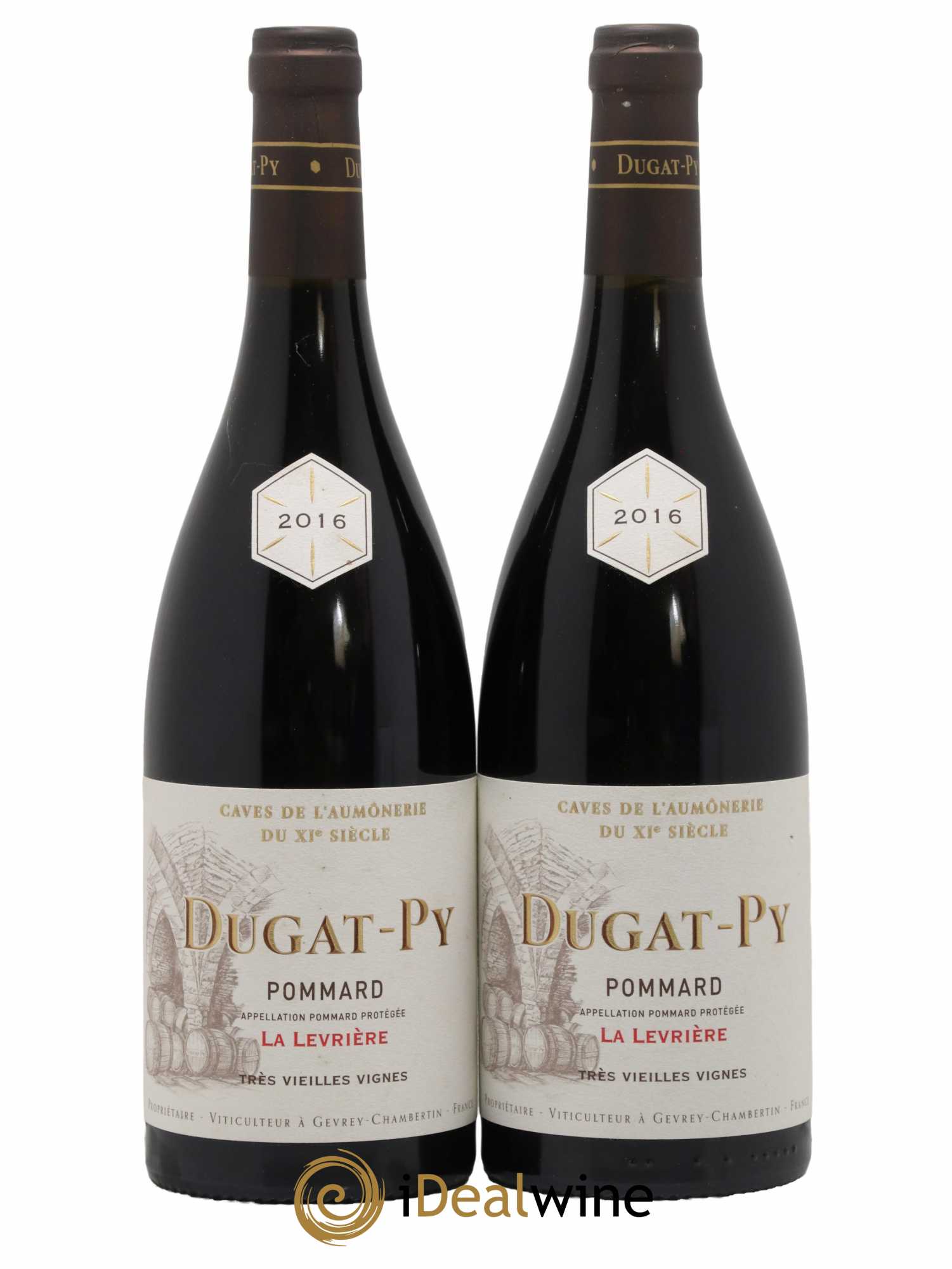 Pommard La Levrière Vieilles Vignes Dugat-Py 2016 - Lot de 2 bouteilles - 0