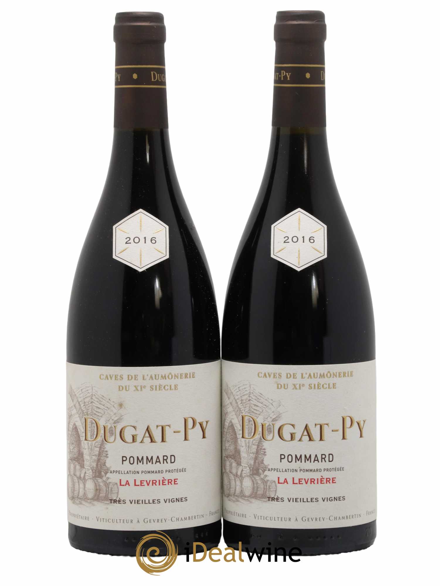 Pommard La Levrière Vieilles Vignes Dugat-Py 2016 - Lot de 2 bouteilles - 0