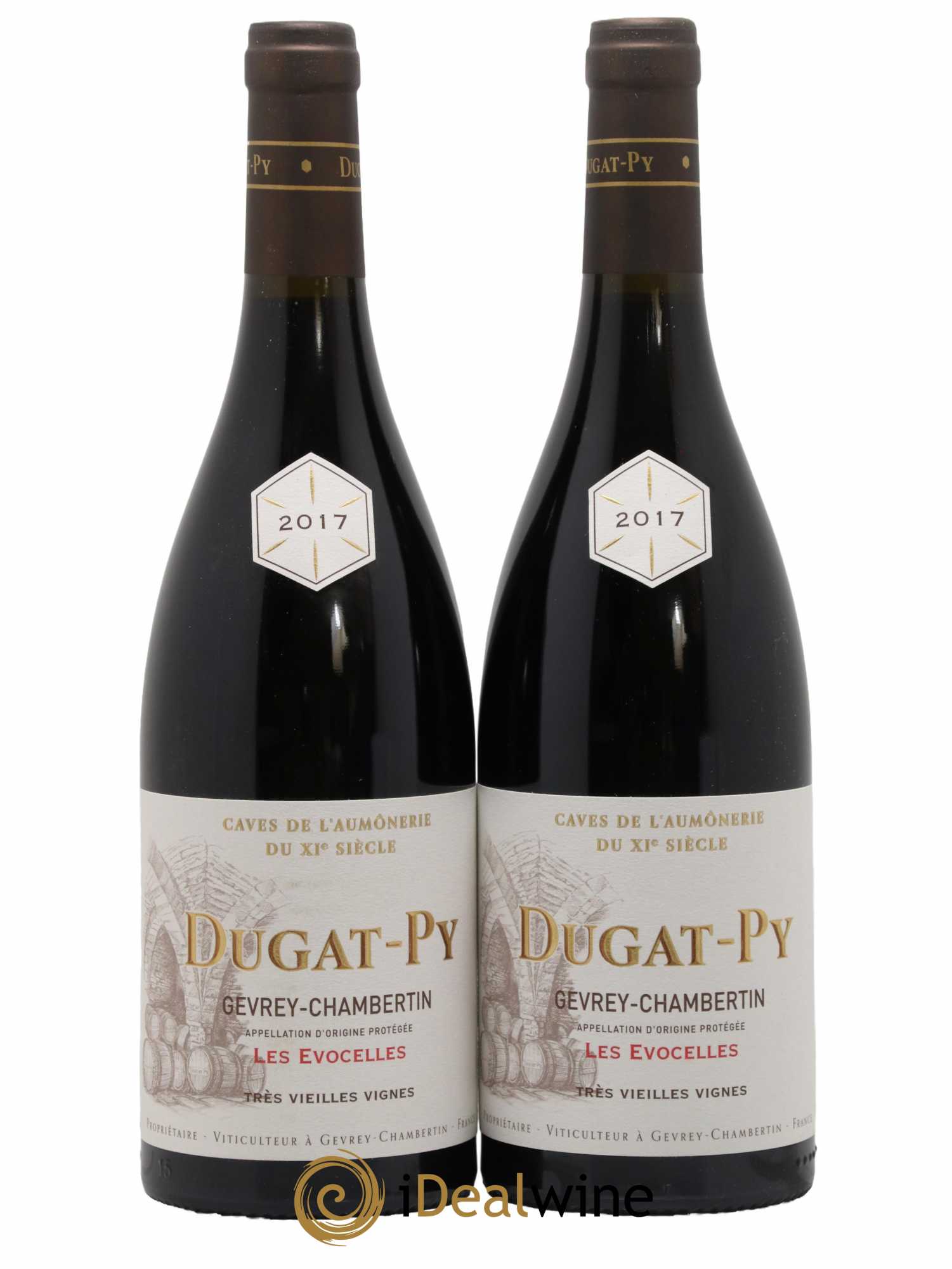 Gevrey-Chambertin Les Evocelles Vieilles Vignes Dugat-Py 2017 - Lot de 2 bouteilles - 0
