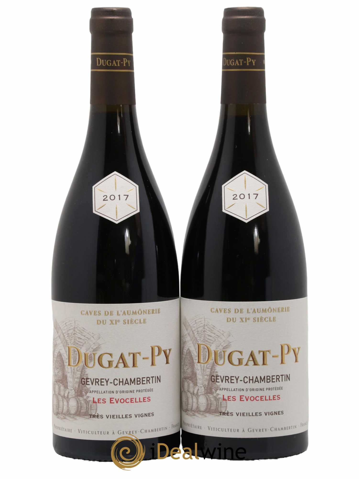 Gevrey-Chambertin Les Evocelles Vieilles Vignes Dugat-Py 2017 - Lot de 2 bouteilles - 0