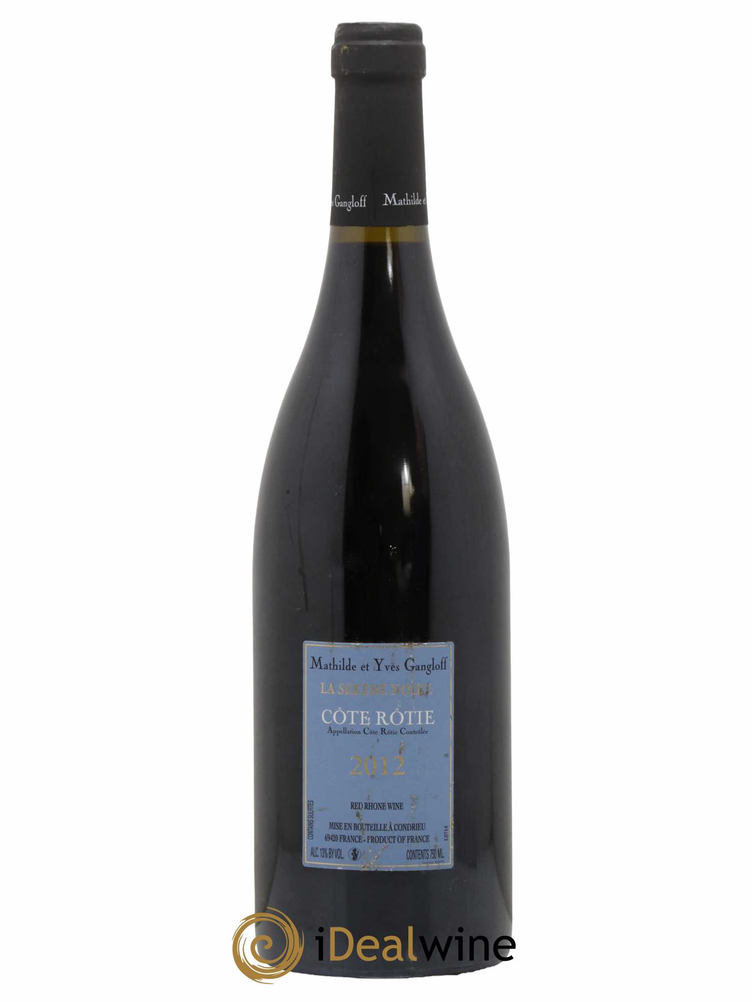 Côte-Rôtie La Sereine Noire Gangloff (Domaine) 2012 - Lot de 1 bouteille - 1