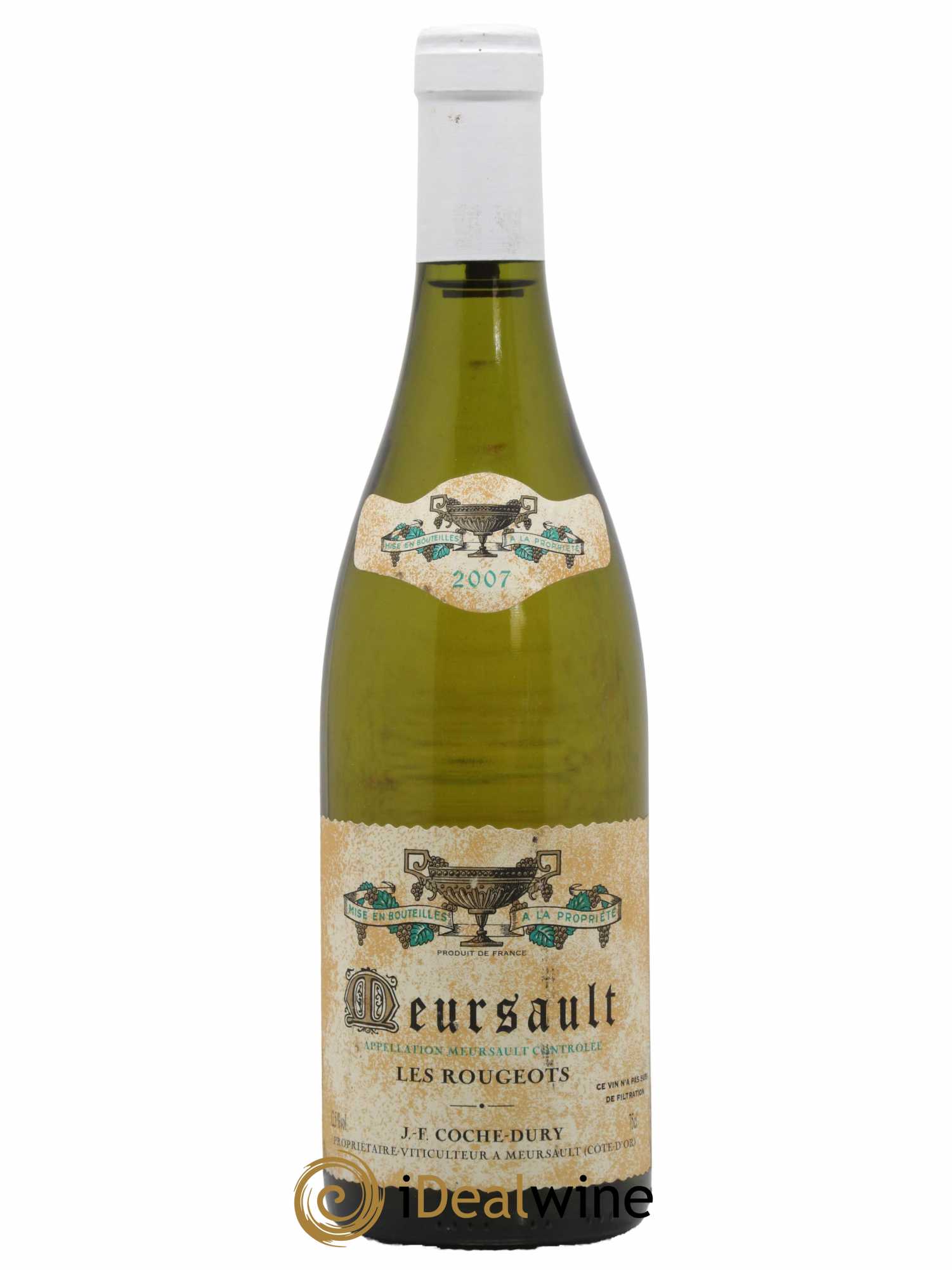 Meursault Les Rougeots Coche Dury (Domaine) 2007 - Lot de 1 bouteille - 0