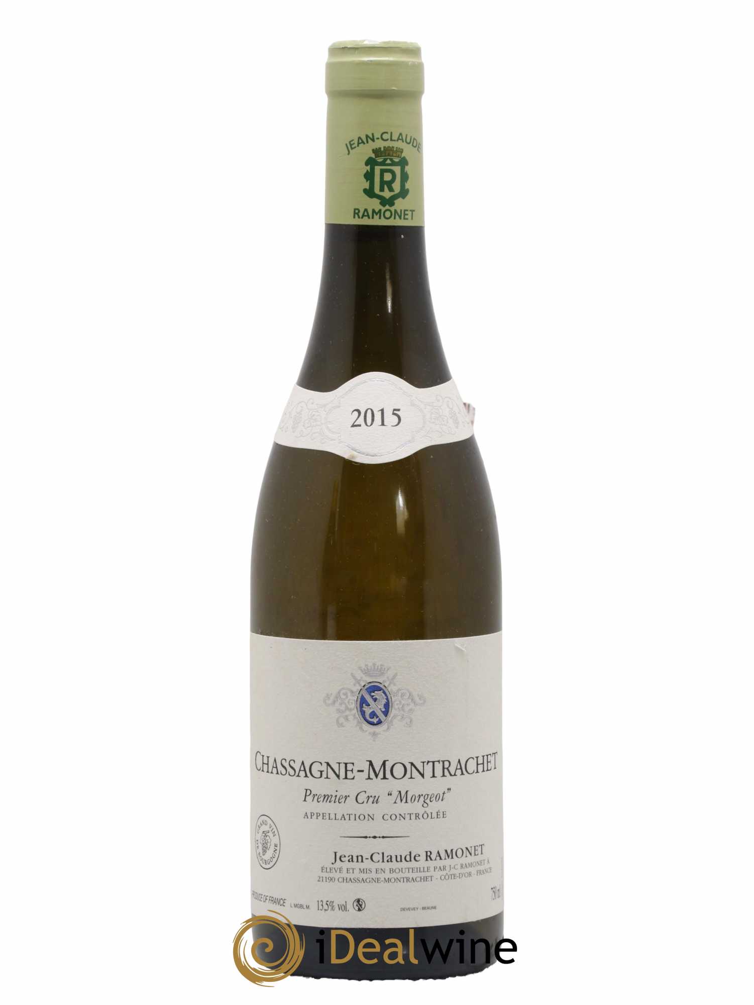 Chassagne-Montrachet 1er Cru Morgeot Ramonet (Domaine) 2015 - Lot de 1 bouteille - 0