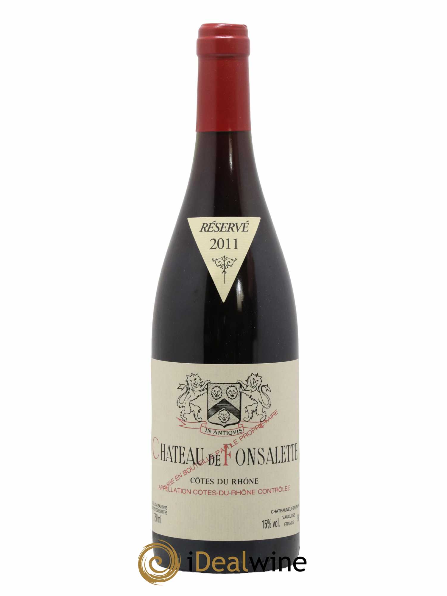 Côtes-du-Rhône Château de Fonsalette Emmanuel Reynaud 2011 - Lot de 1 bouteille - 0