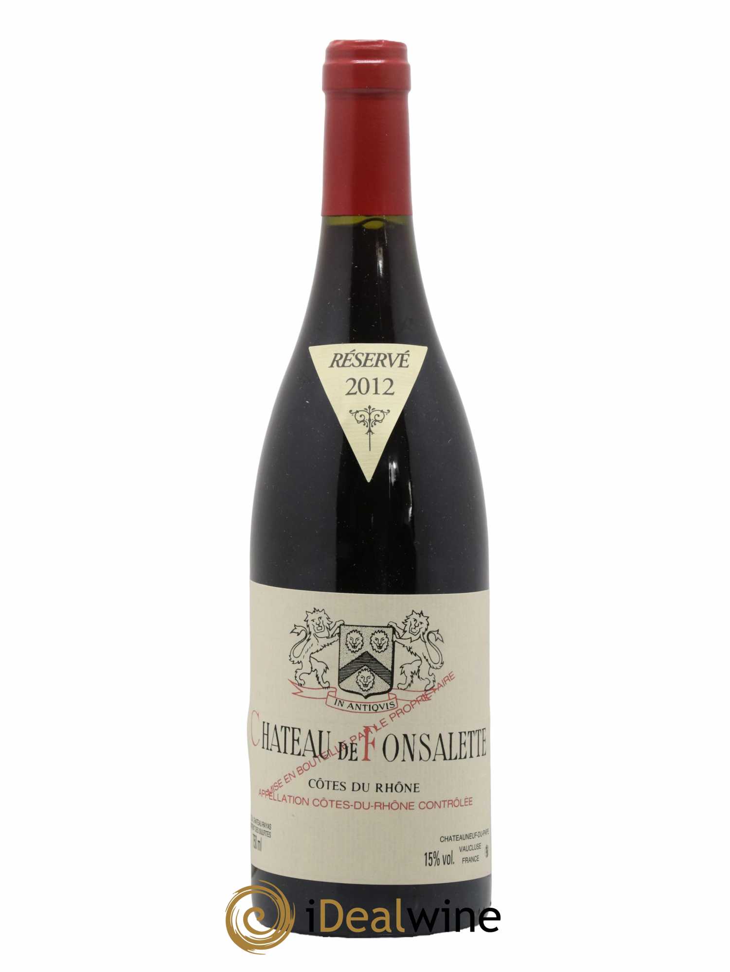 Côtes-du-Rhône Château de Fonsalette Emmanuel Reynaud 2012 - Lot de 1 bouteille - 0