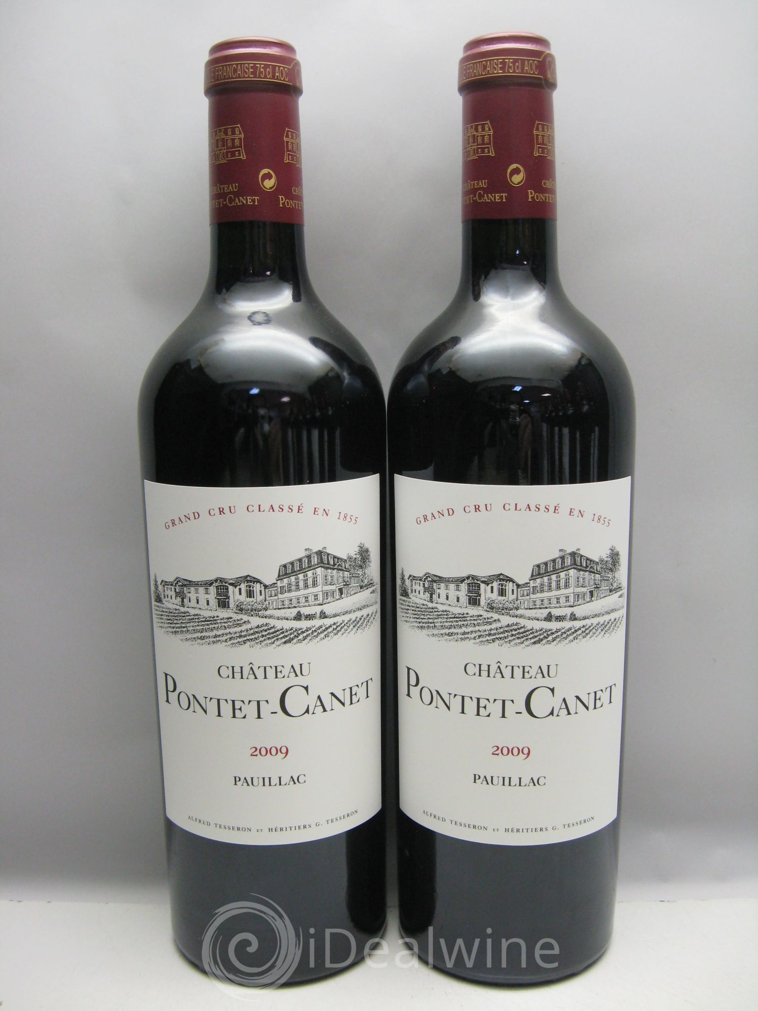 Château Pontet Canet 5ème Grand Cru Classé 2009 - Lot de 12 bouteilles - 0
