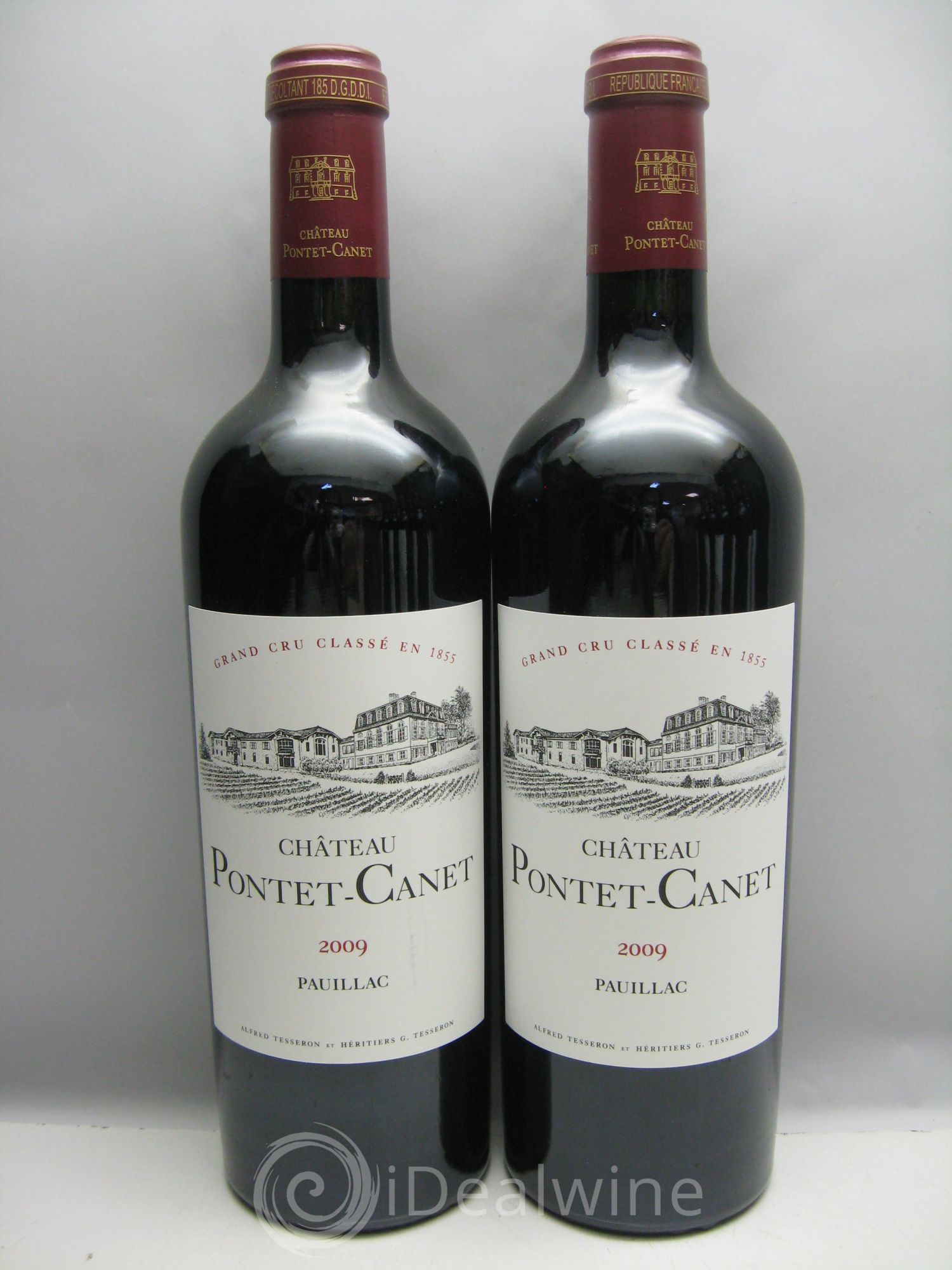Château Pontet Canet 5ème Grand Cru Classé 2009 - Lot de 12 bouteilles - 1