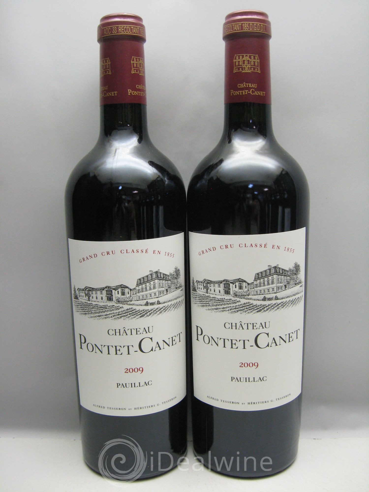 Château Pontet Canet 5ème Grand Cru Classé 2009 - Lot de 12 bouteilles - 0