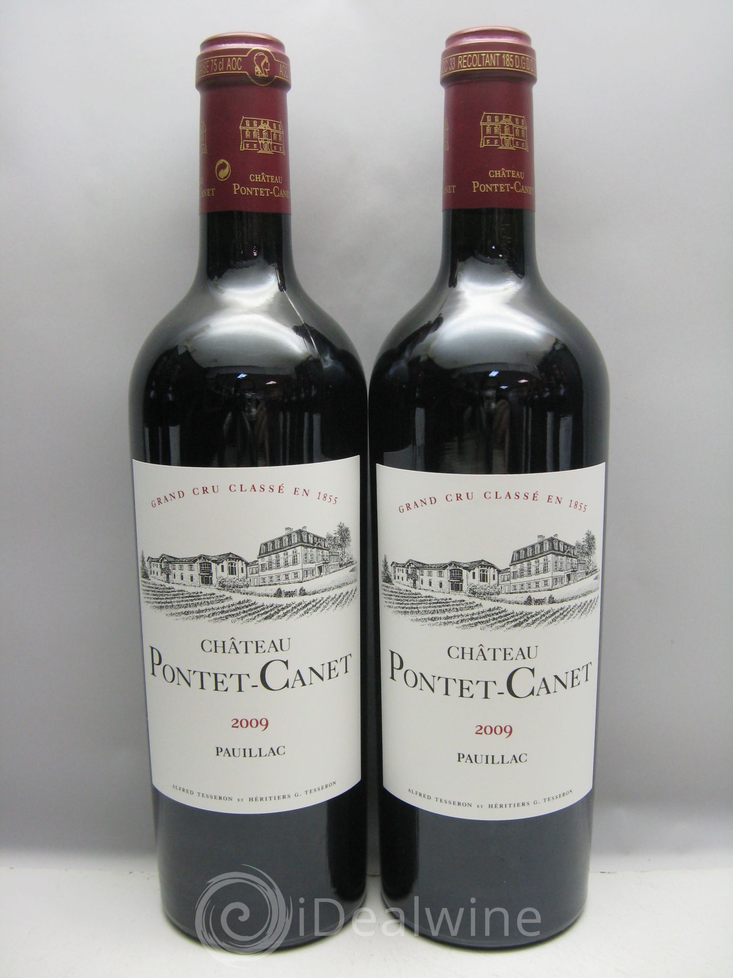 Château Pontet Canet 5ème Grand Cru Classé 2009 - Lot de 12 bouteilles - 1