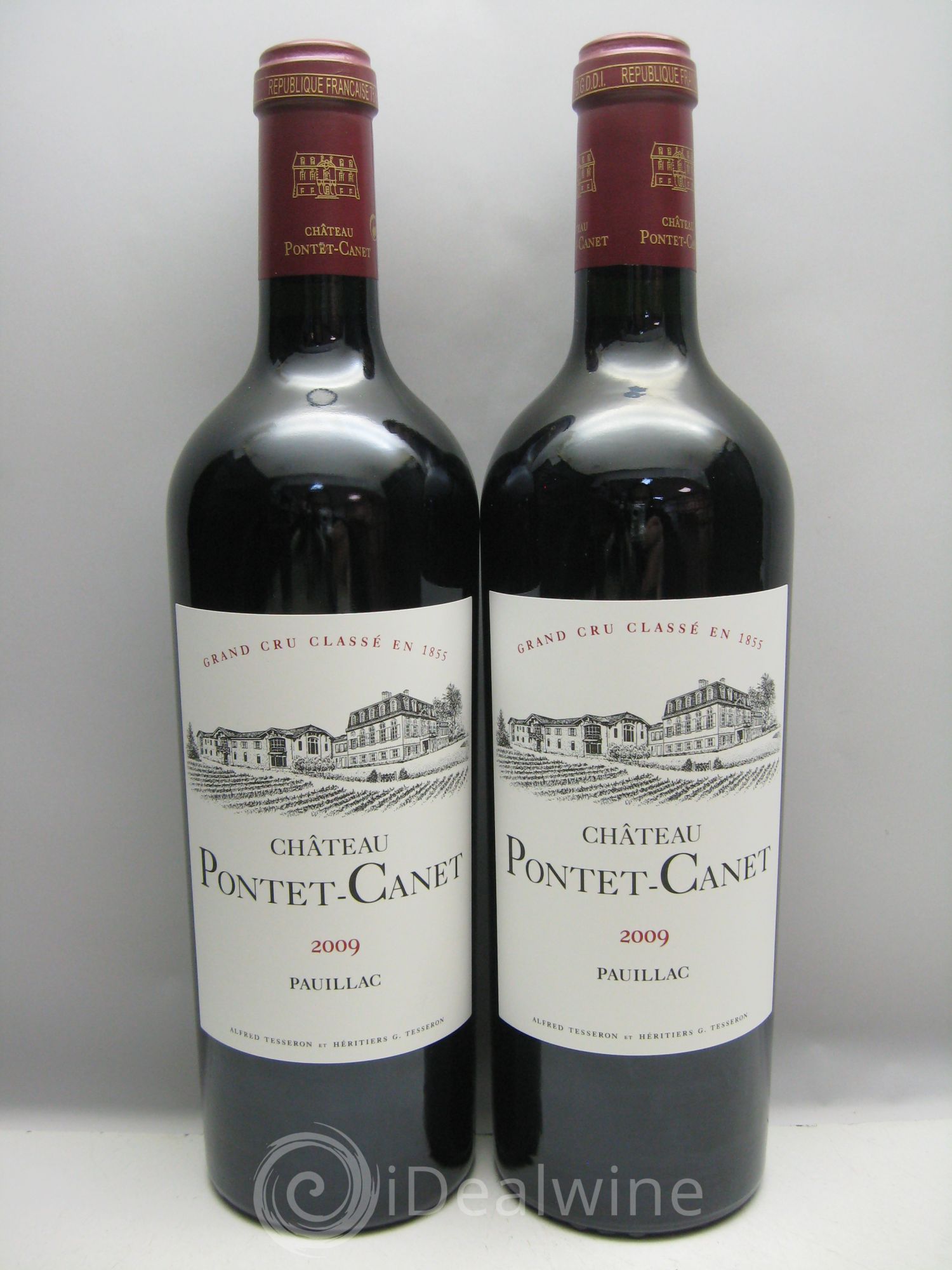 Château Pontet Canet 5ème Grand Cru Classé 2009 - Lot de 12 bouteilles - 5