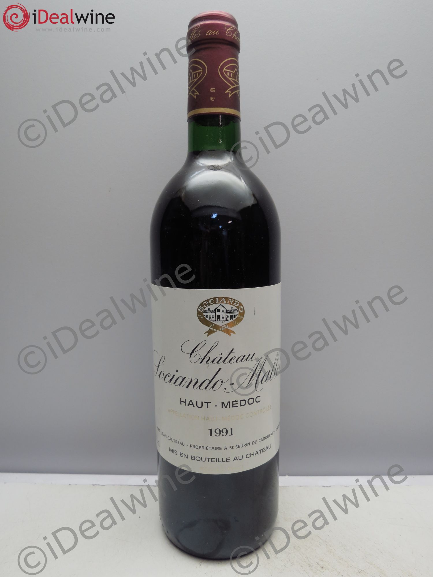 Château Sociando Mallet Sans prix de réserve/No reserve 1991 - Posten von 1 Flasche - 0