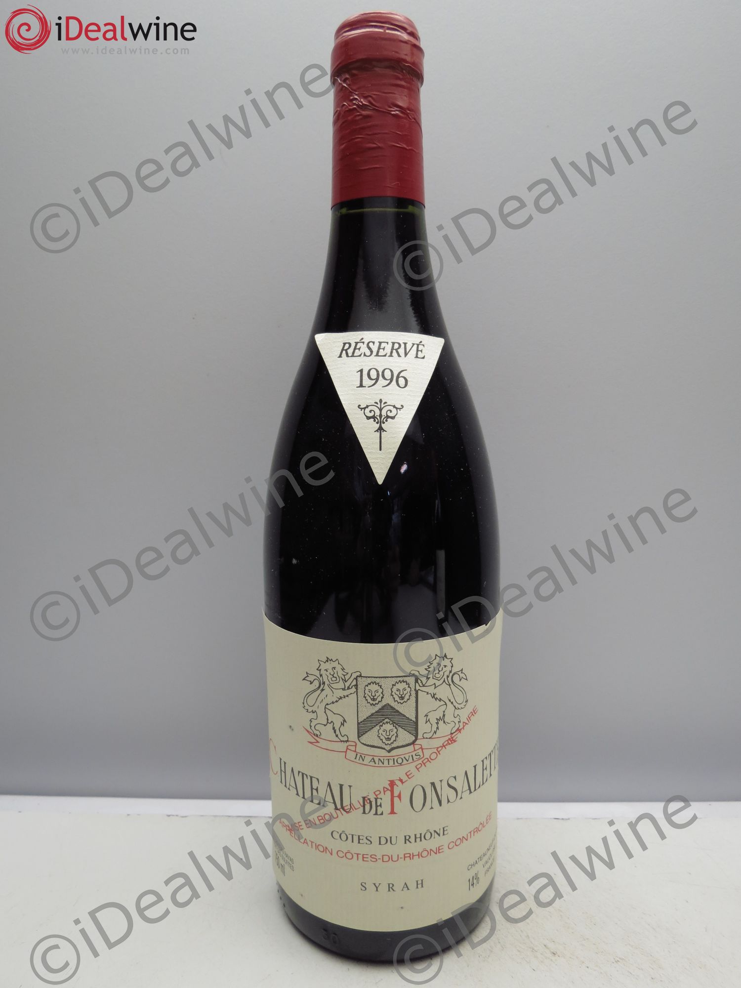 Côtes-du-Rhône Château de Fonsalette Emmanuel Reynaud Sans prix de réserve/No reserve 1996 - Posten von 1 Flasche - 0