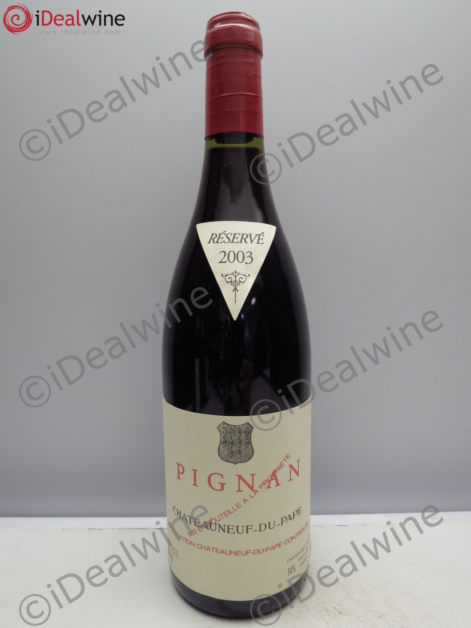 Châteauneuf-du-Pape Pignan Emmanuel Reynaud Sans prix de réserve/No reserve 2003 - Posten von 1 Flasche - 0