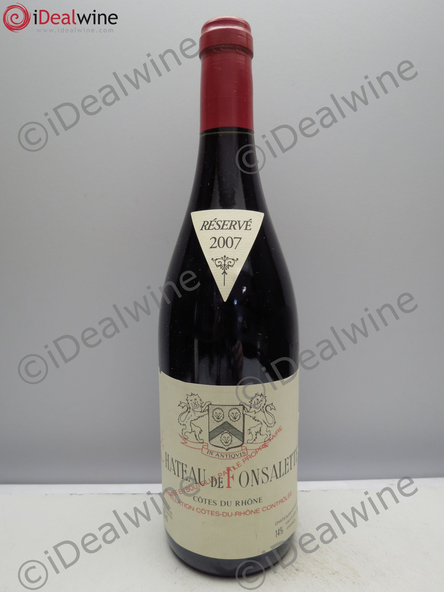 Côtes-du-Rhône Château de Fonsalette Emmanuel Reynaud Sans prix de réserve/No reserve 2007 - Posten von 1 Flasche - 0
