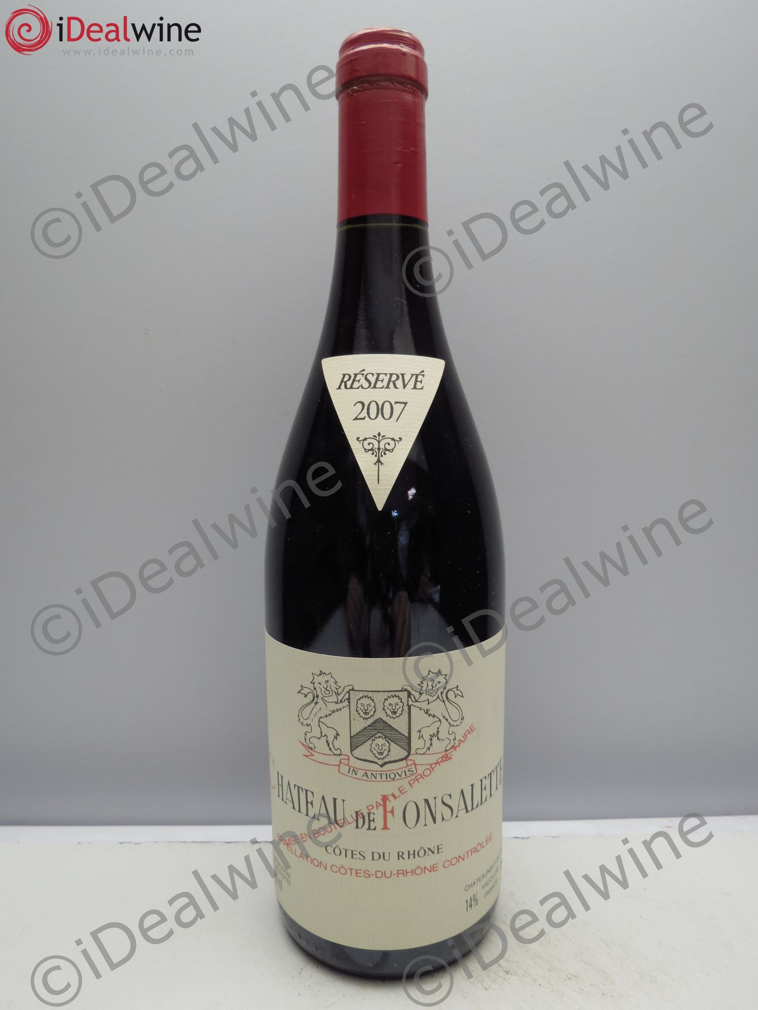 Côtes-du-Rhône Château de Fonsalette Emmanuel Reynaud Sans prix de réserve/No reserve 2007 - Posten von 1 Flasche - 0