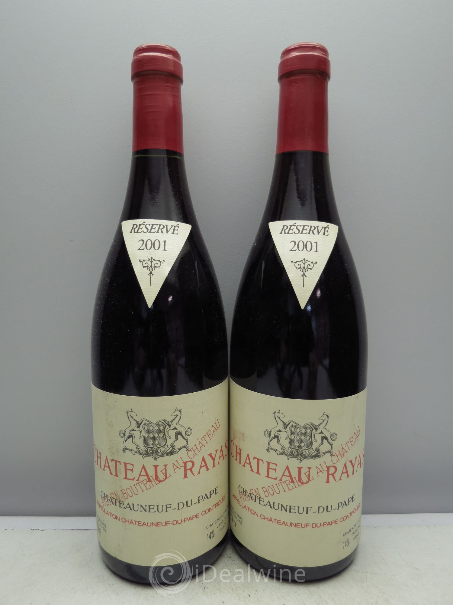 Châteauneuf-du-Pape Château Rayas Emmanuel Reynaud 2001 - Lot de 2 bouteilles - 0