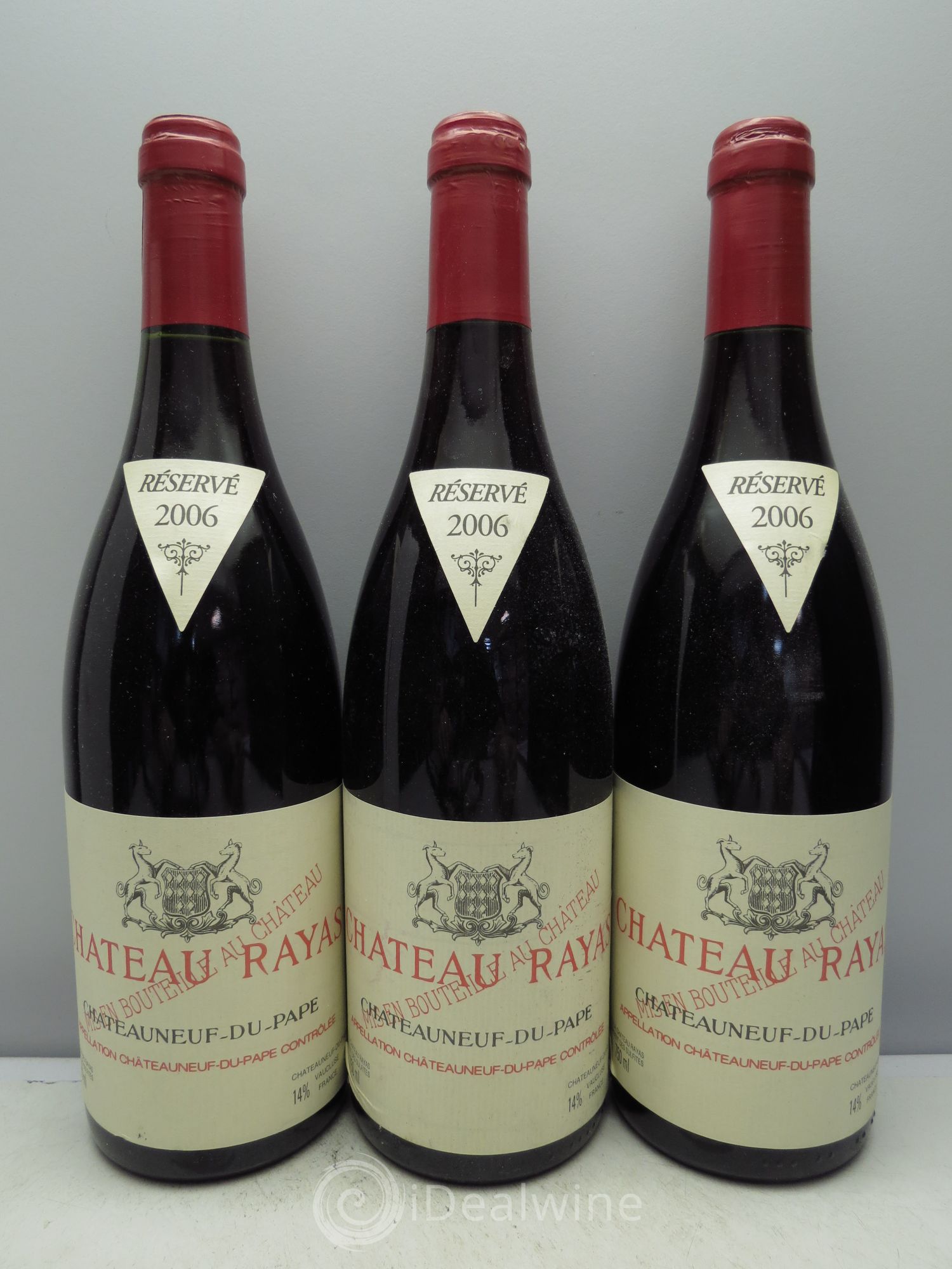 Châteauneuf-du-Pape Château Rayas Emmanuel Reynaud 2006 - Lot de 3 bouteilles - 0