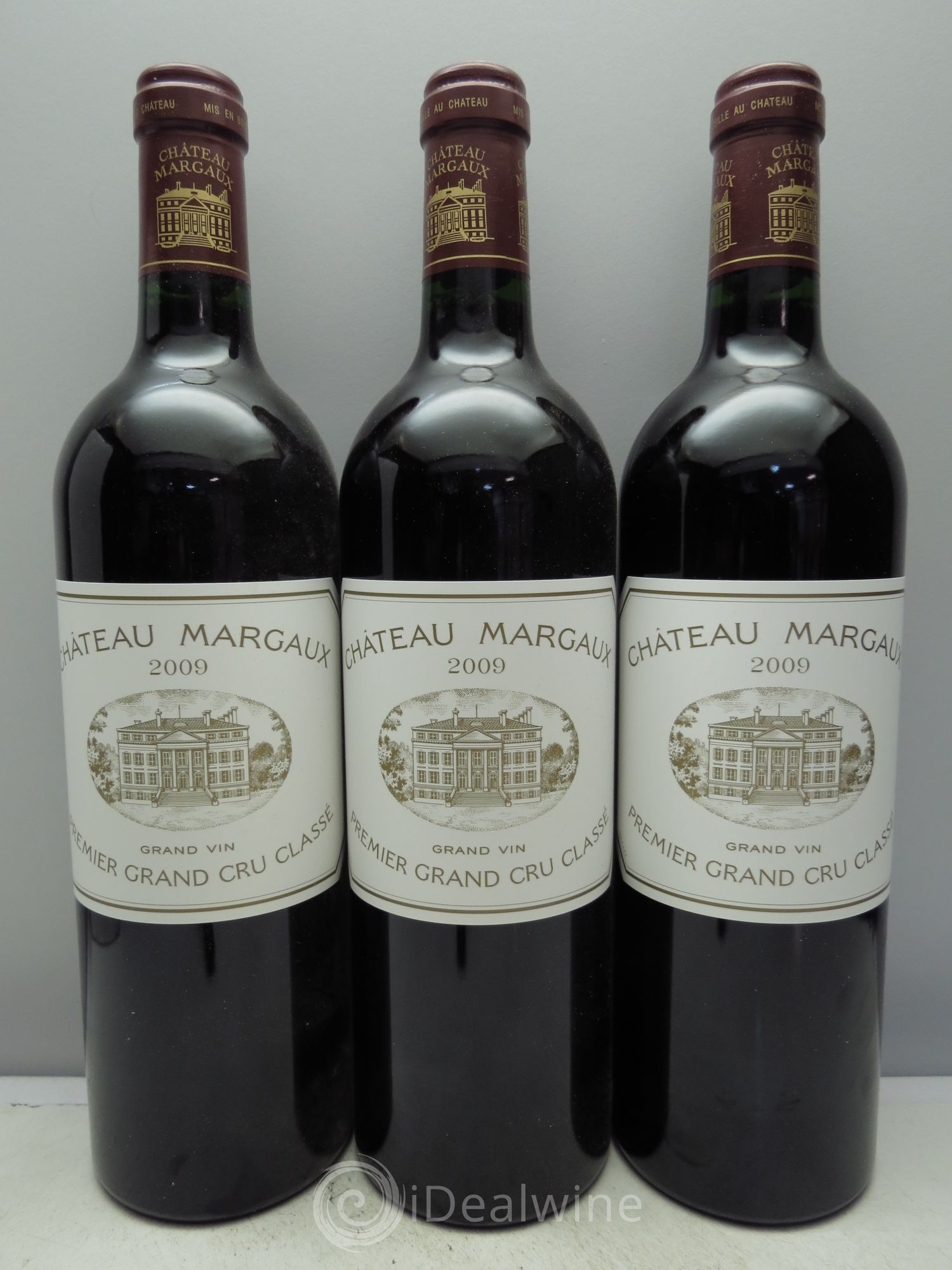 Château Margaux 1er Grand Cru Classé 2009 - Lot de 3 bouteilles - 0