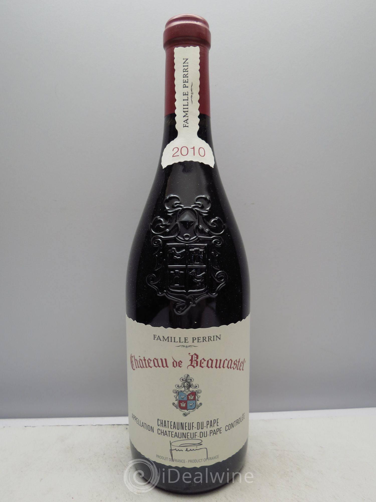 Châteauneuf-du-Pape Château de Beaucastel Famille Perrin (CB sans couvercle) 2010 - Lot de 6 bouteilles - 0