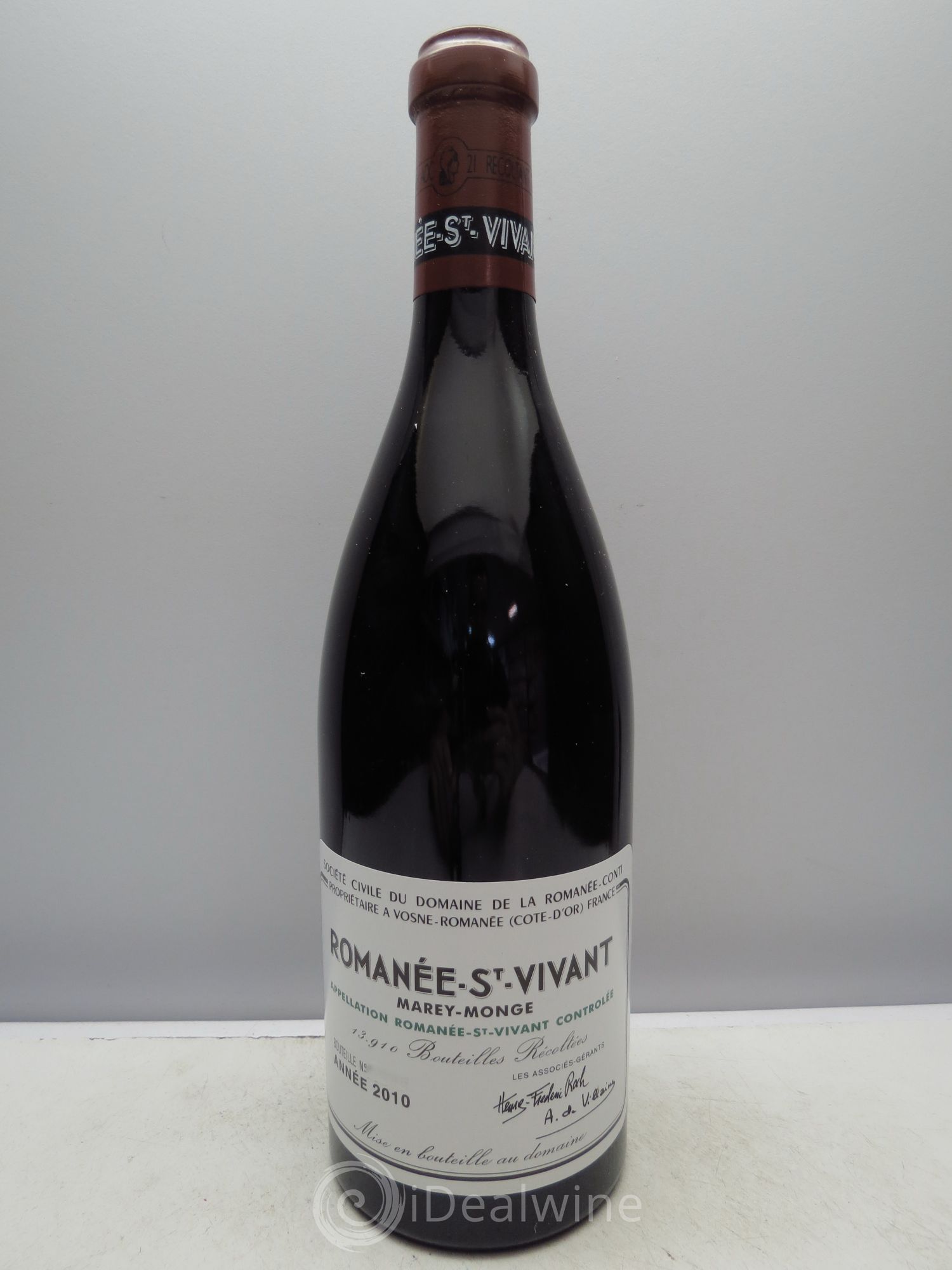 Romanée-Saint-Vivant Grand Cru Domaine de la Romanée-Conti 2010 - Lot de 1 bouteille - 0