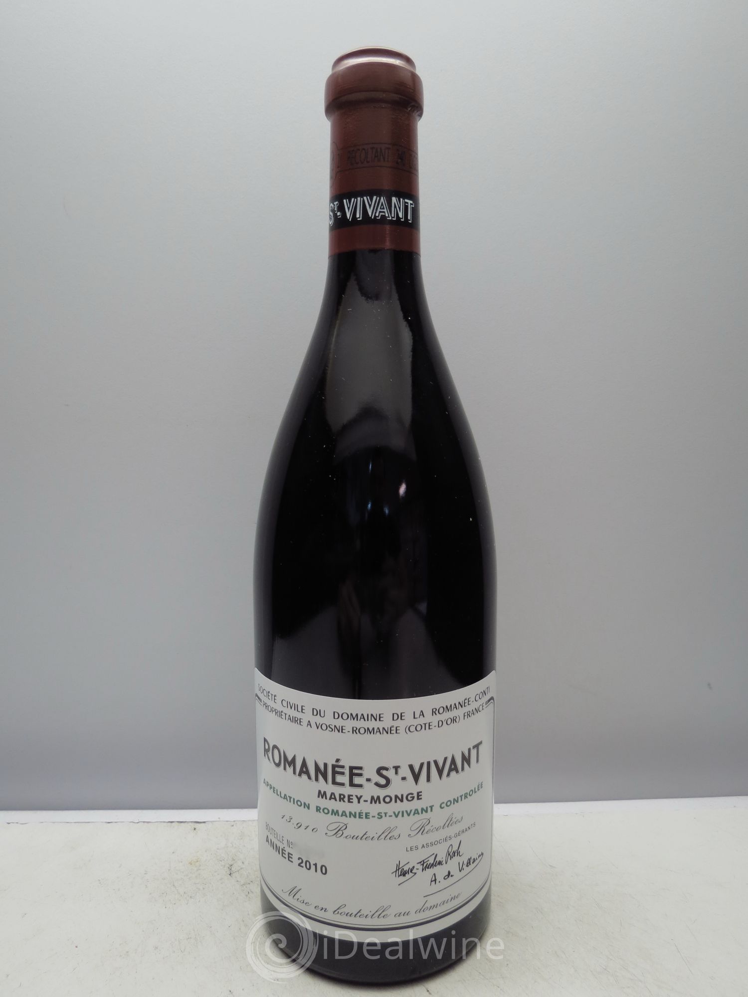 Romanée-Saint-Vivant Grand Cru Domaine de la Romanée-Conti 2010 - Lot de 1 bouteille - 0