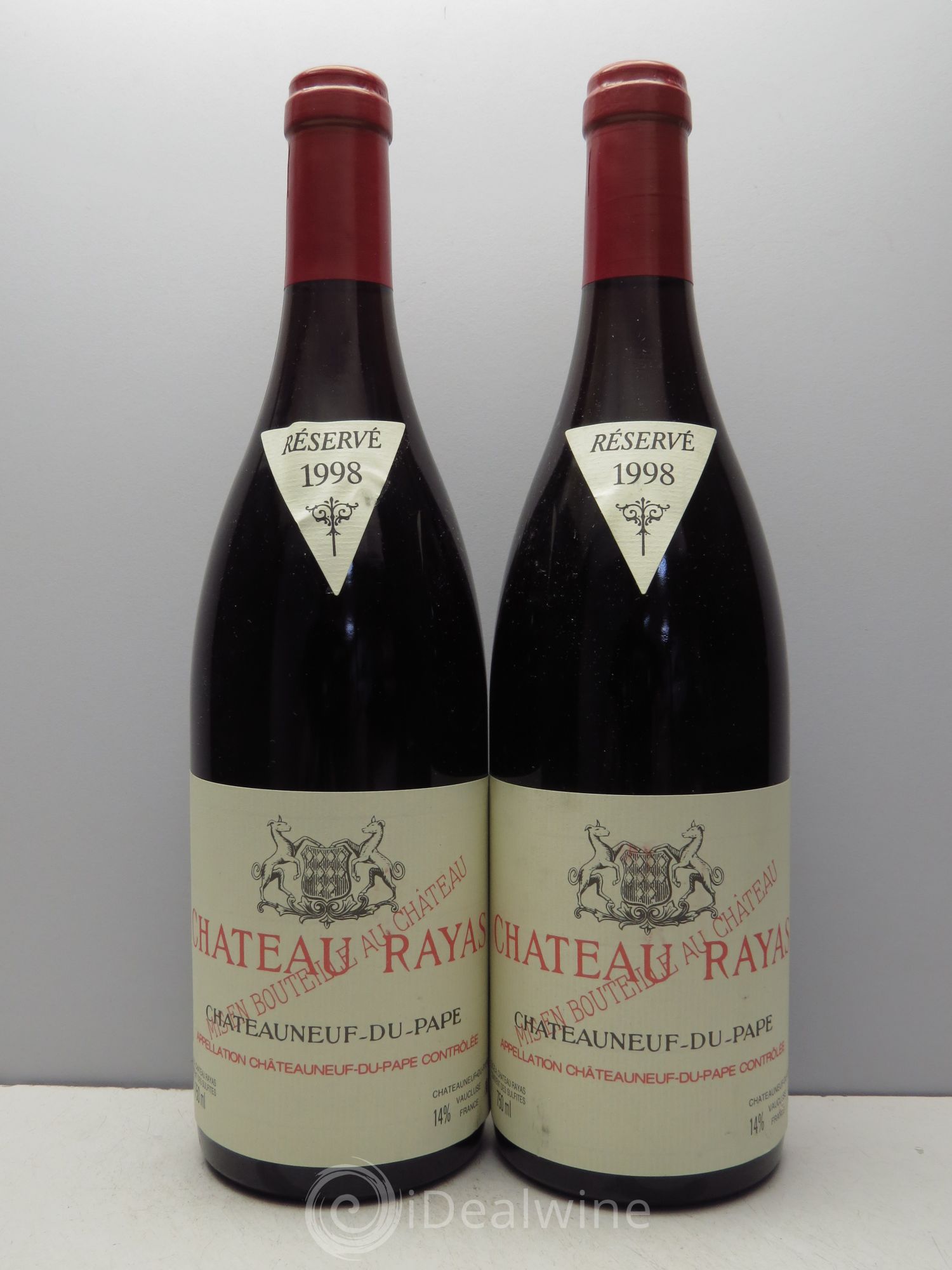 Châteauneuf-du-Pape Château Rayas Emmanuel Reynaud 1998 - Lot de 2 bouteilles - 0