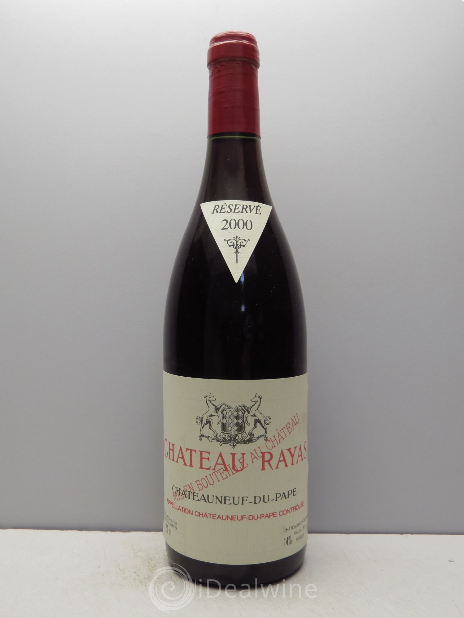 Châteauneuf-du-Pape Château Rayas Emmanuel Reynaud 2000 - Lot de 1 bouteille - 0