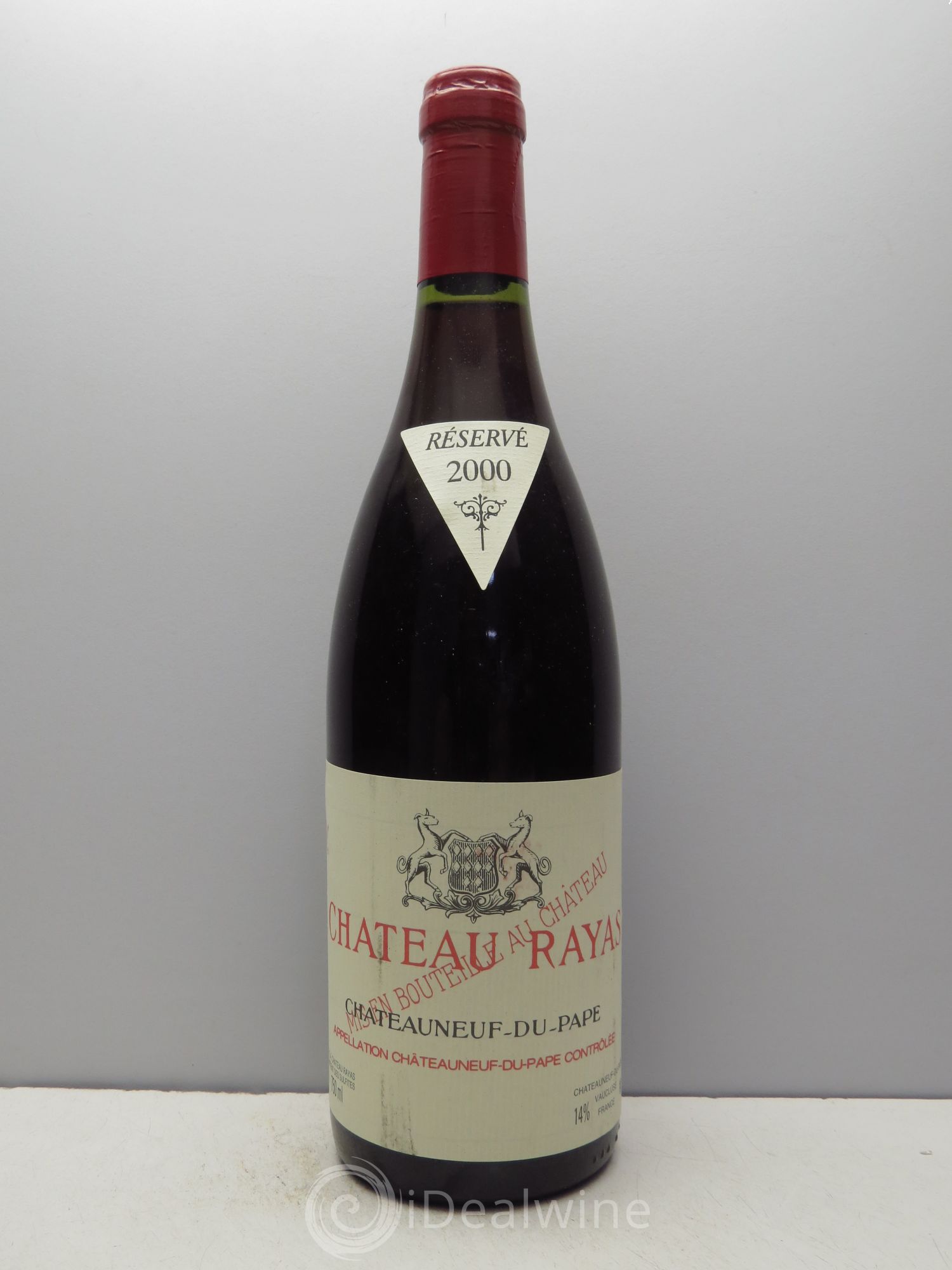 Châteauneuf-du-Pape Château Rayas Emmanuel Reynaud 2000 - Lot de 1 bouteille - 0
