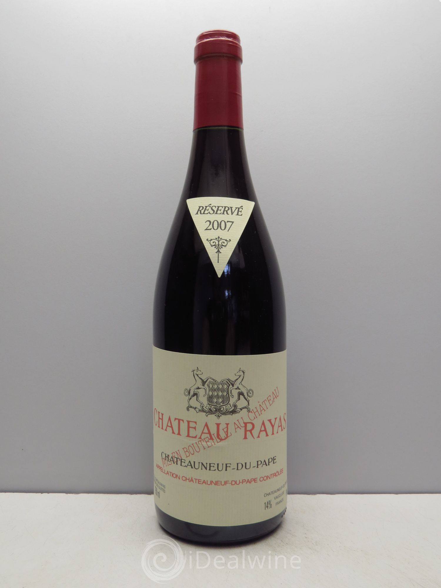 Châteauneuf-du-Pape Château Rayas Emmanuel Reynaud 2007 - Lot de 1 bouteille - 0