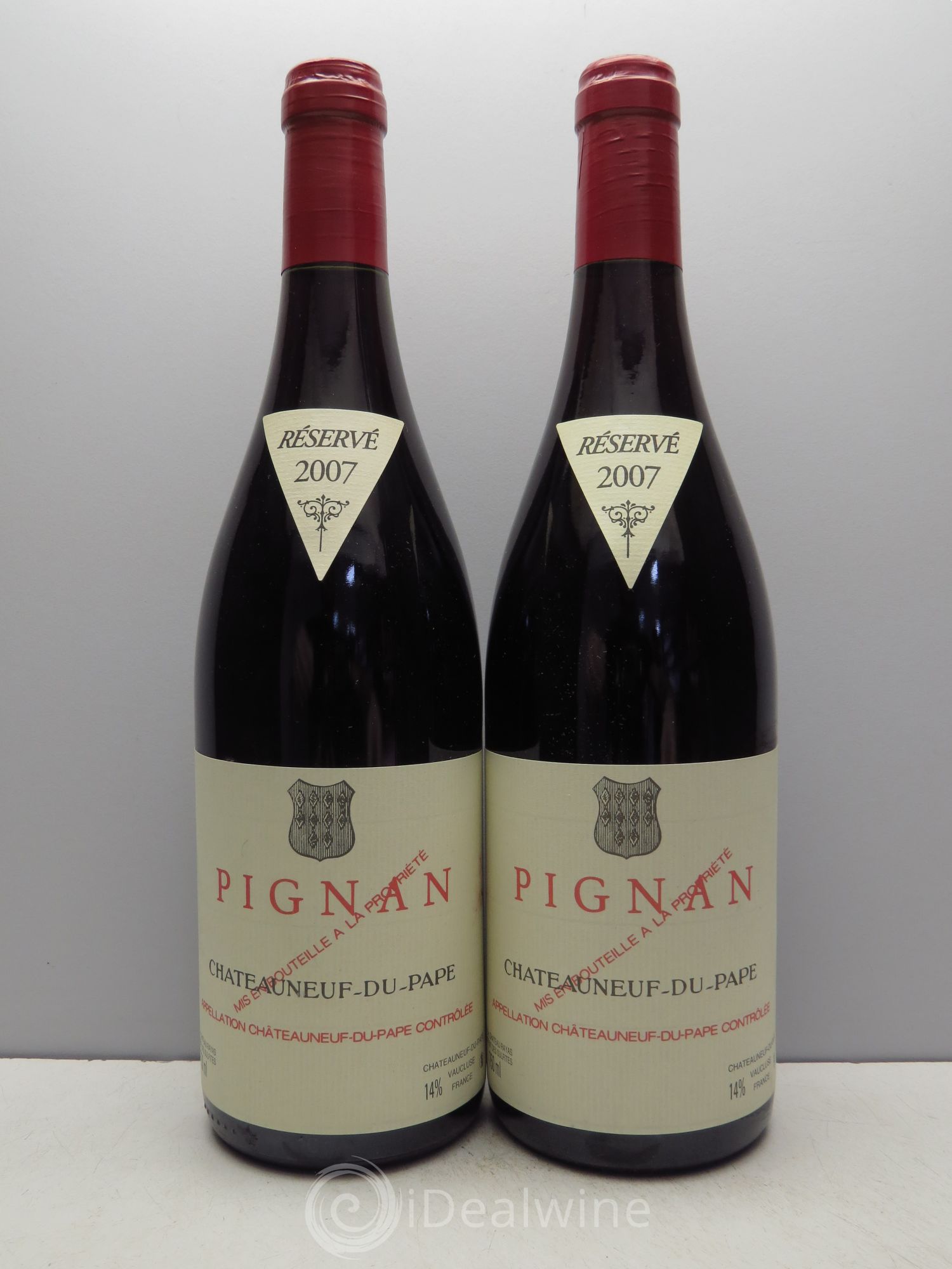 Châteauneuf-du-Pape Pignan Emmanuel Reynaud 2007 - Lot de 2 bouteilles - 0