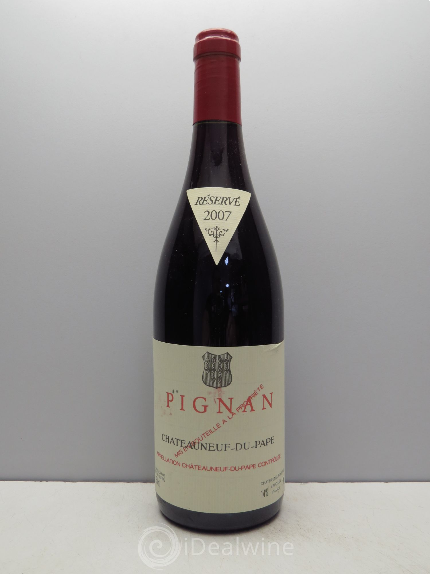 Châteauneuf-du-Pape Pignan Emmanuel Reynaud 2007 - Lot de 1 bouteille - 0