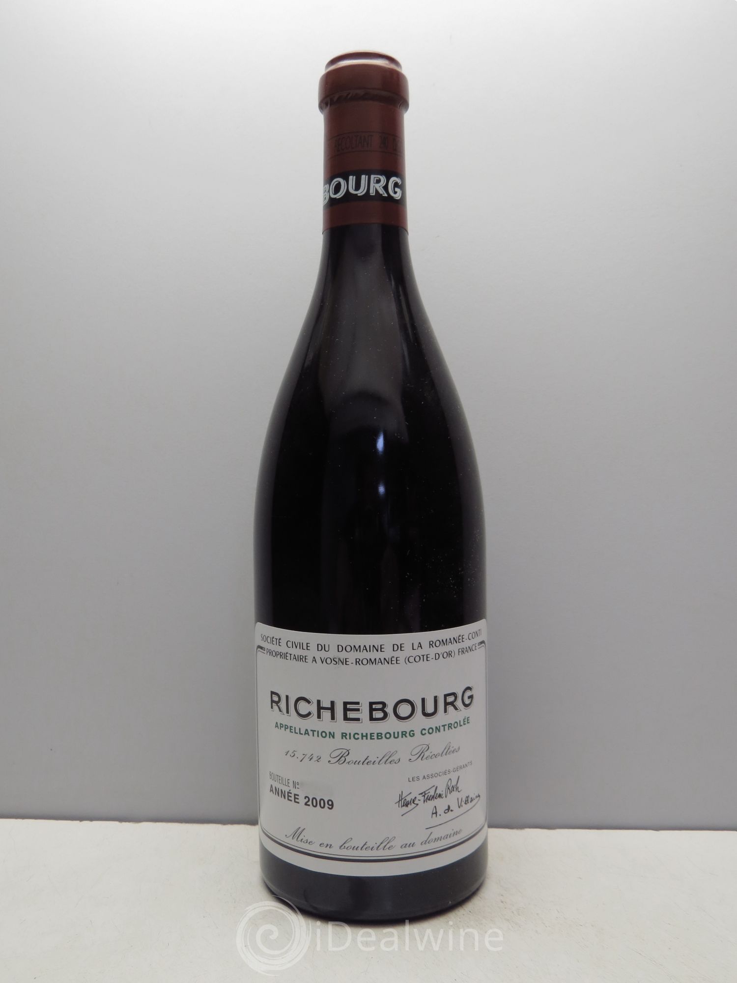 Richebourg Grand Cru Domaine de la Romanée-Conti (sans prix de réserve / no reserve) 2009 - Posten von 1 Flasche - 0
