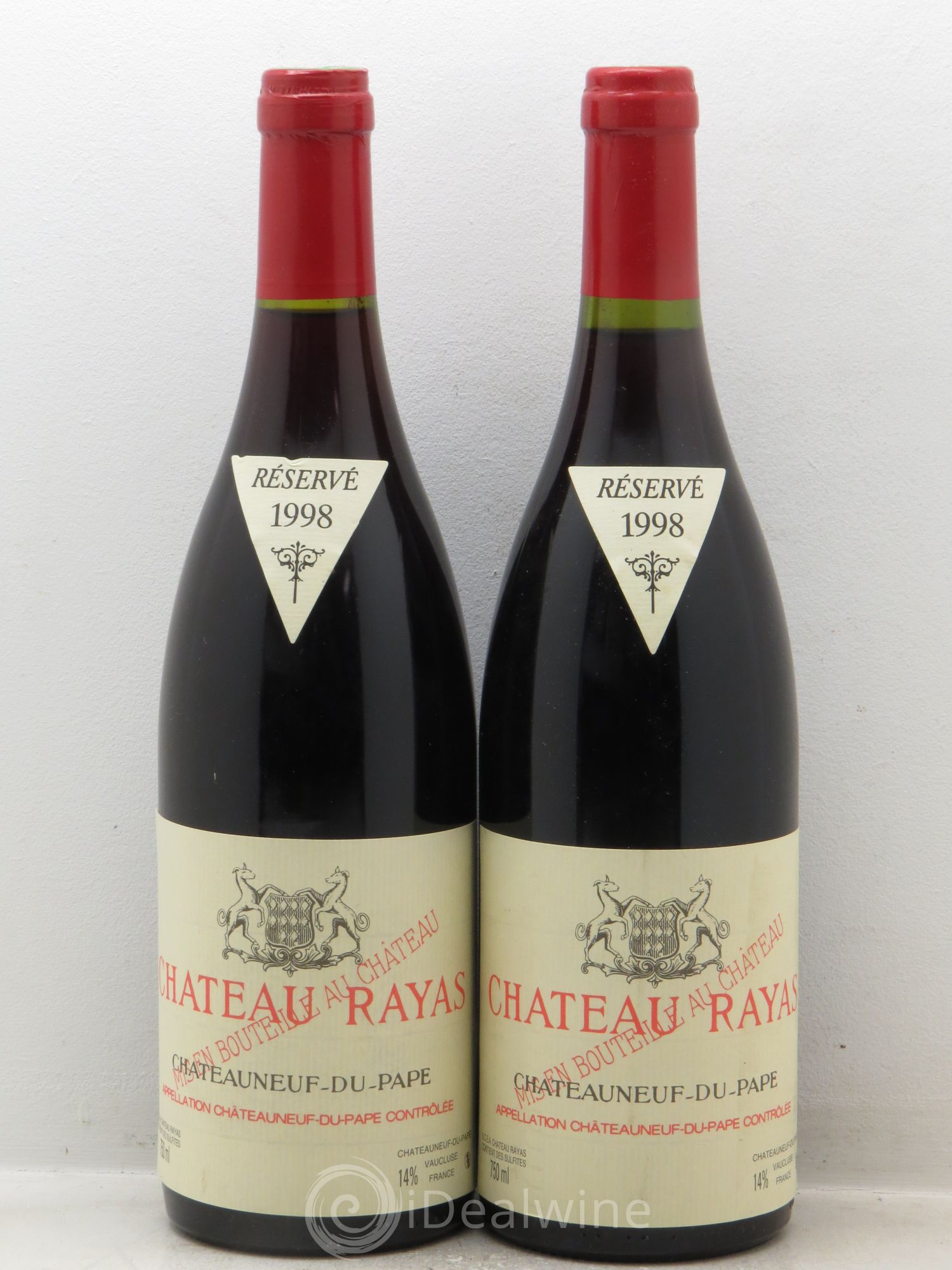 Châteauneuf-du-Pape Château Rayas Emmanuel Reynaud 1998 - Lot de 2 bouteilles - 0