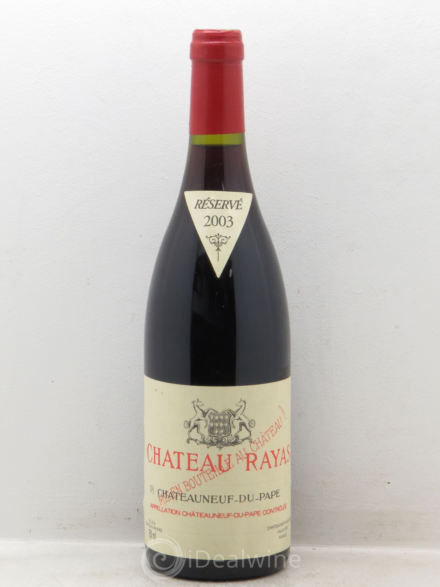 Châteauneuf-du-Pape Château Rayas Emmanuel Reynaud 2003 - Lot de 1 bouteille - 0
