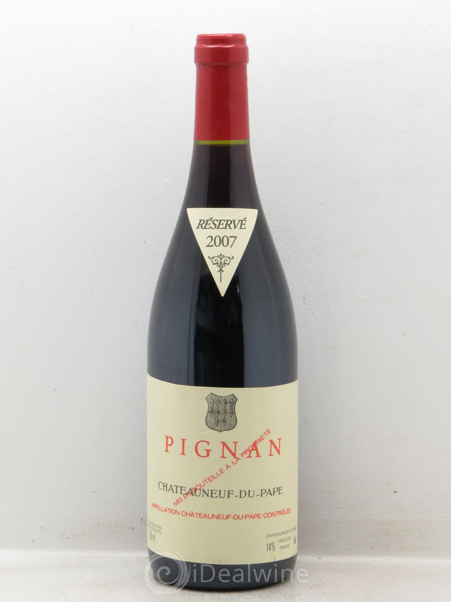 Châteauneuf-du-Pape Pignan Emmanuel Reynaud 2007 - Lot de 1 bouteille - 0
