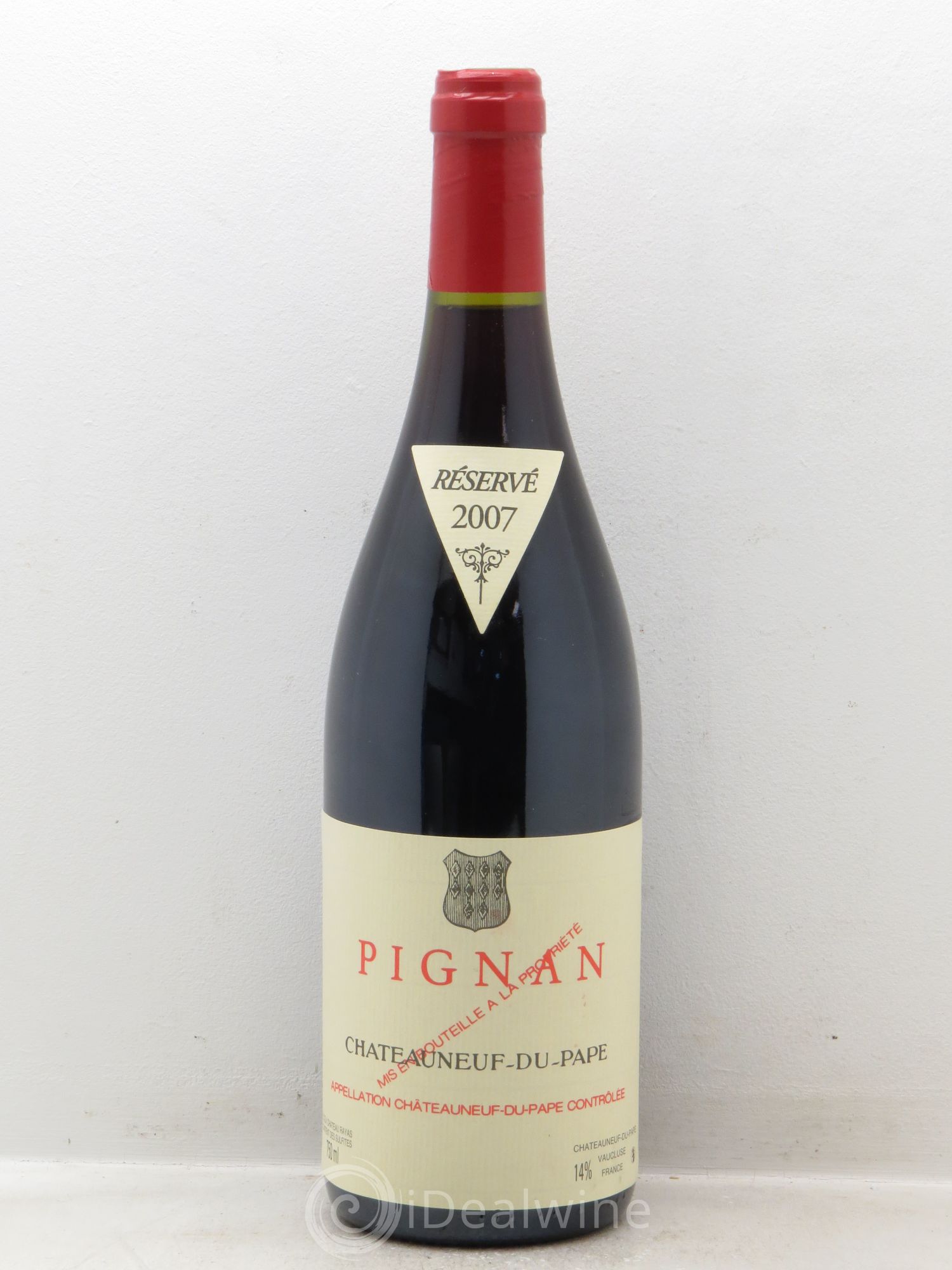 Châteauneuf-du-Pape Pignan Emmanuel Reynaud 2007 - Lot de 1 bouteille - 0