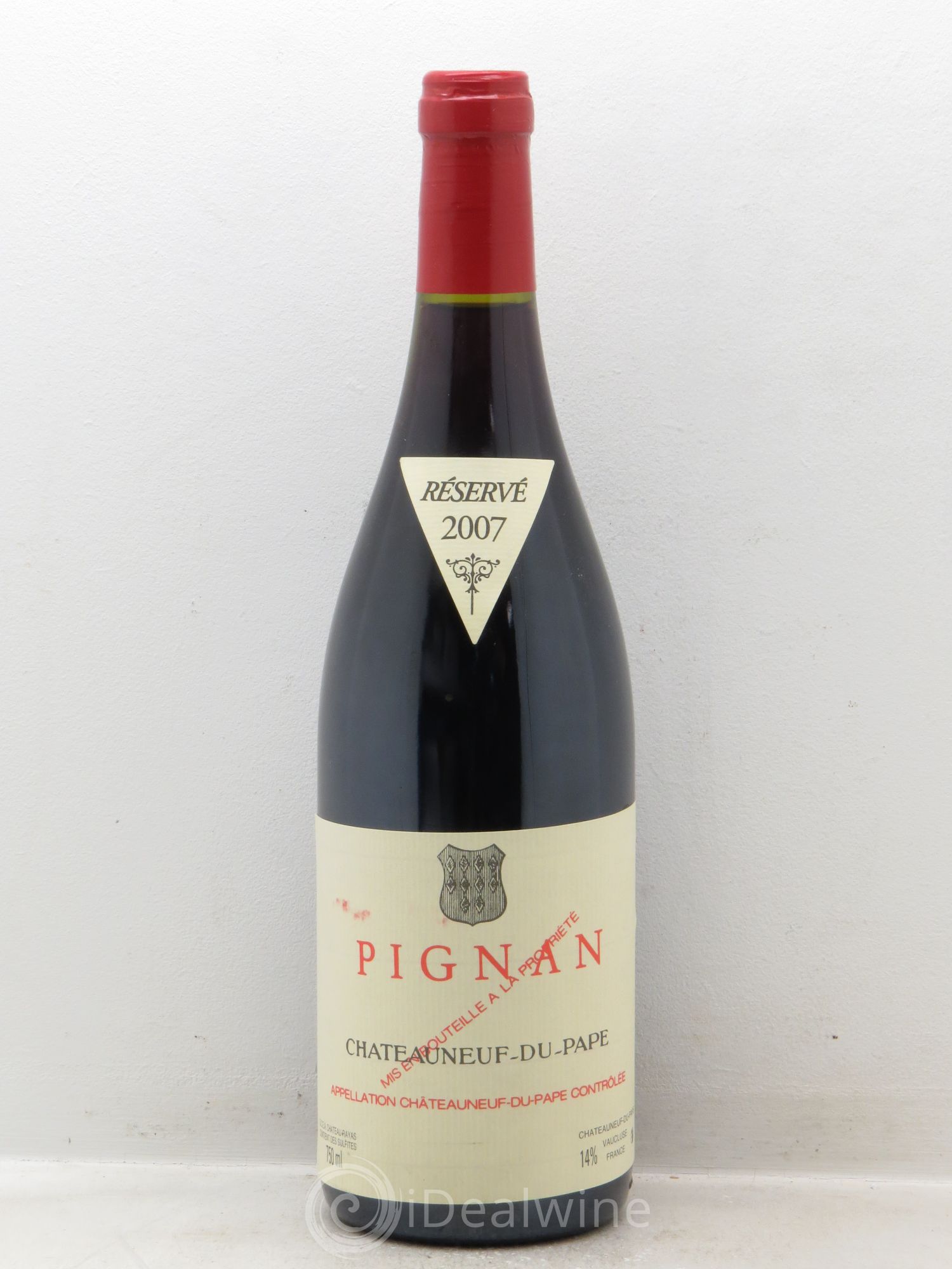 Châteauneuf-du-Pape Pignan Emmanuel Reynaud 2007 - Lot de 1 bouteille - 0